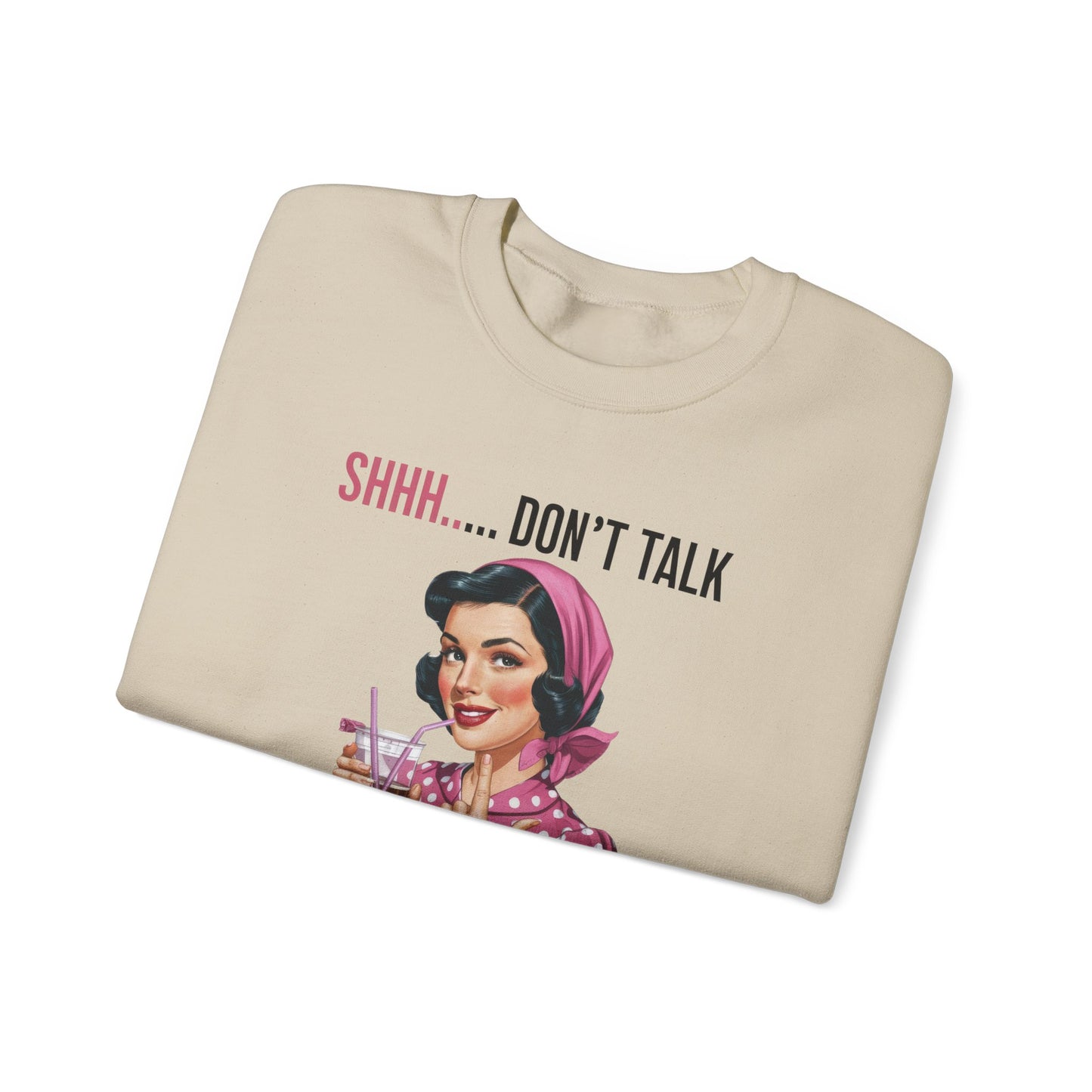 Silence Until Fully Caffeinated Crewneck Sweatshirt