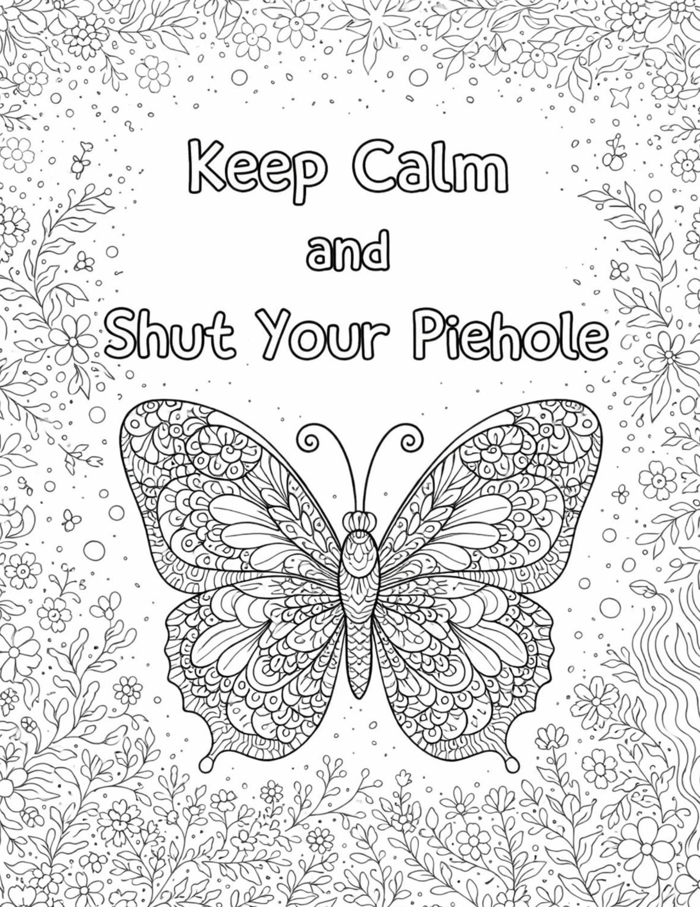 Sarcastic Adult Animal Coloring Pages - Volume 2