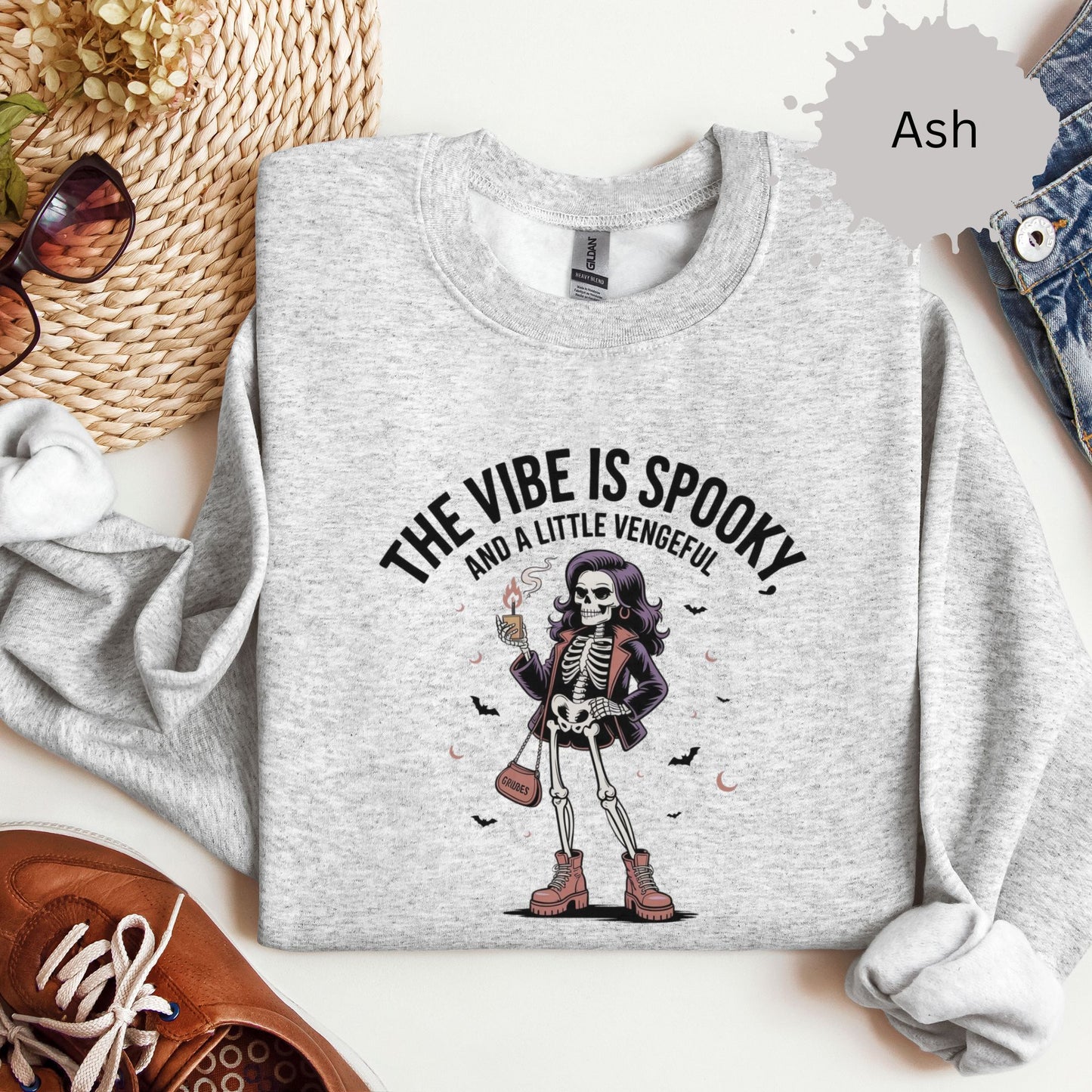 Resting Bone Face Crewneck Sweatshirt