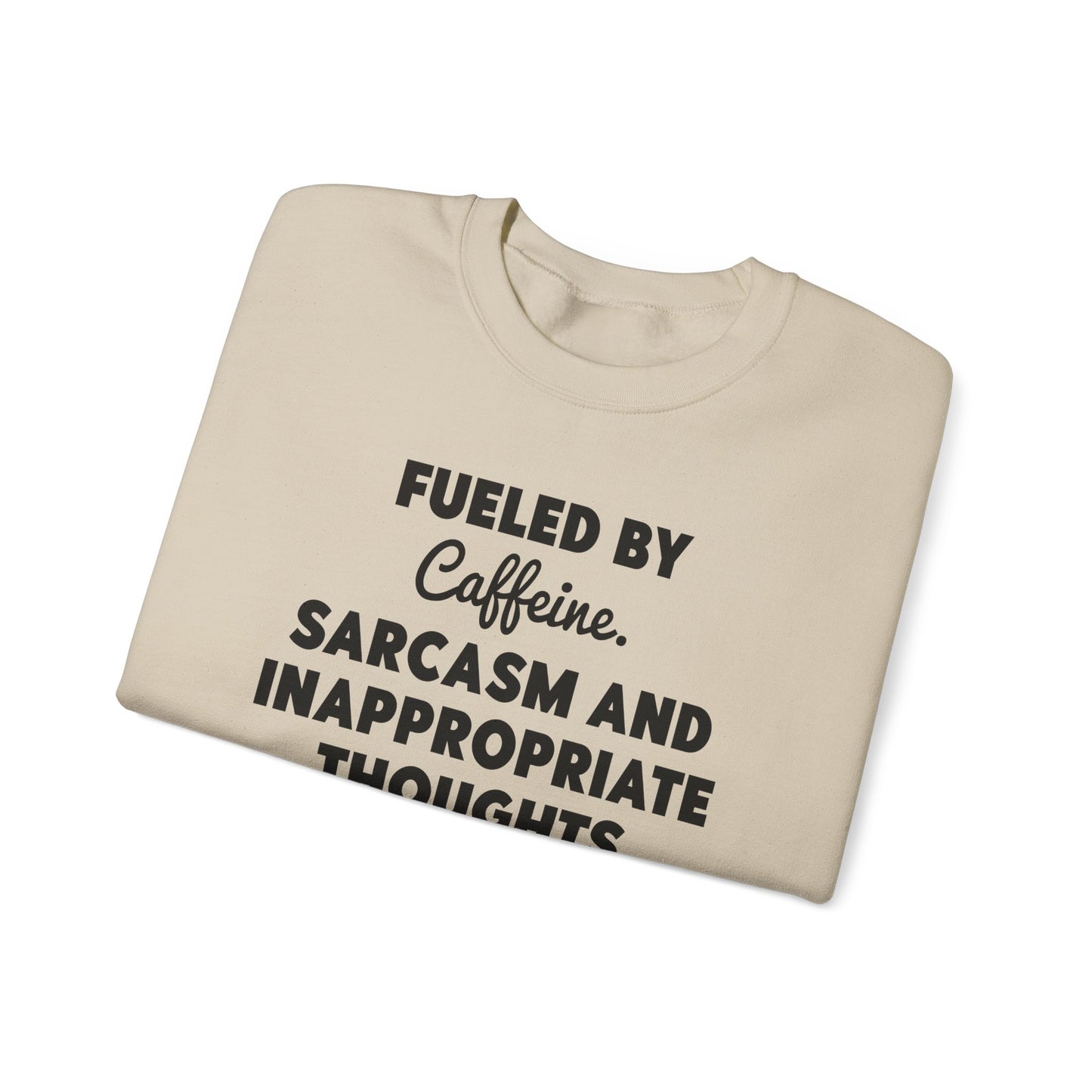 Powered by Coffee and Chaos Crewneck Sweatshirt