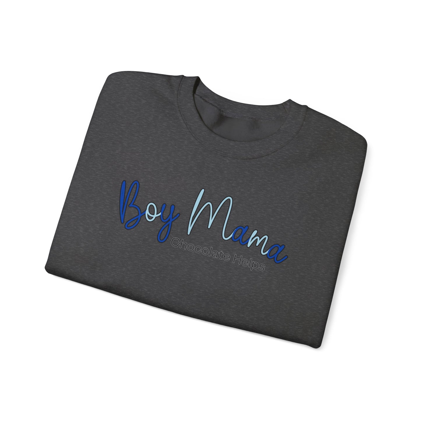 Boy Mama Chocolate Helps Sweatshirt