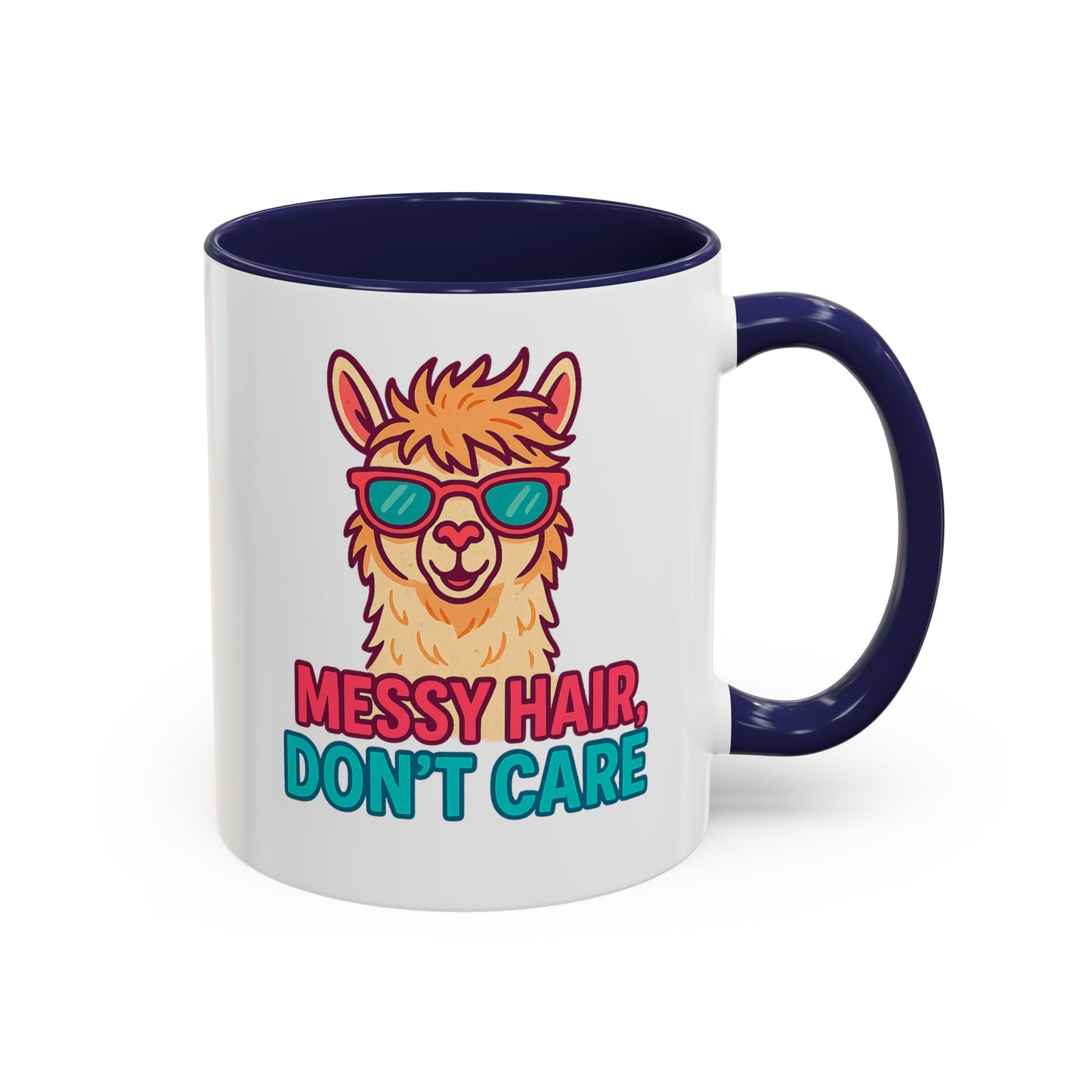 Unbrushed and Unbothered Accent Mug