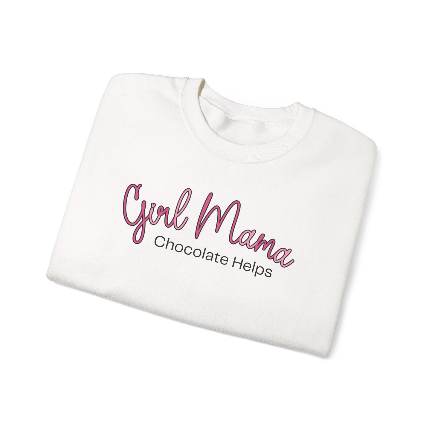 Girl Mama Chocolate Helps Sweatshirt