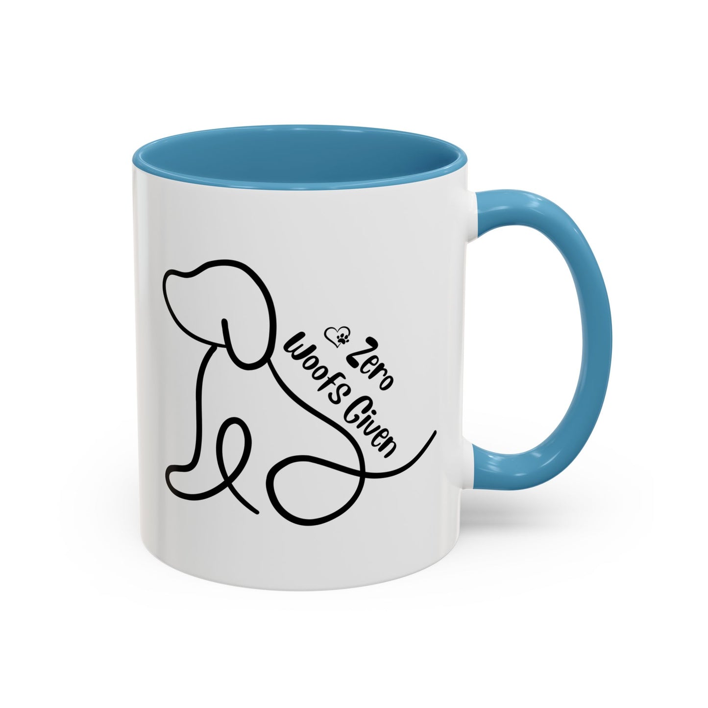 No Woofs Accent Mug