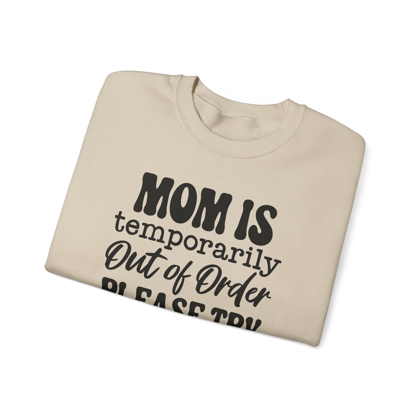 Moms Out of Order Crewneck Sweatshirt
