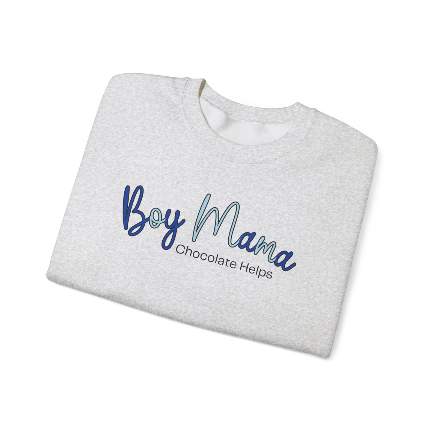 Boy Mama Chocolate Helps Sweatshirt