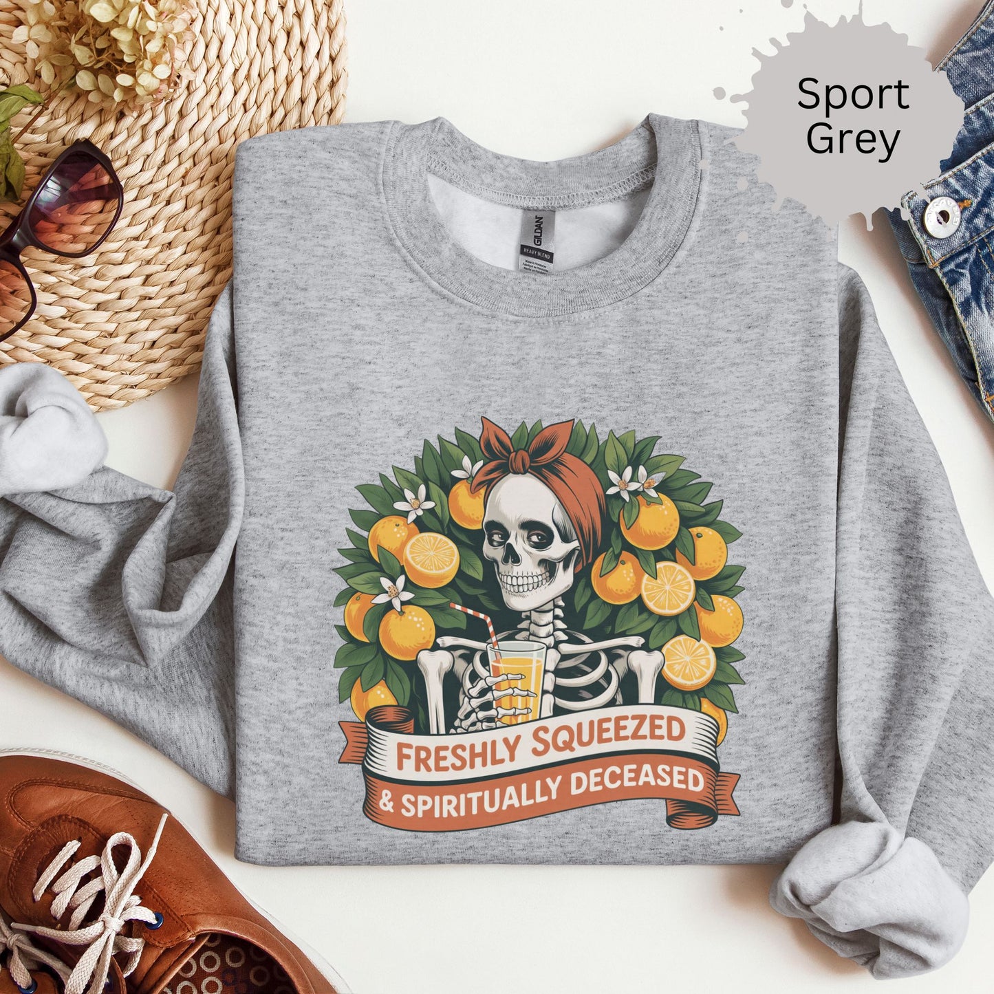 Dead Girl Detox Club Crewneck Sweatshirt