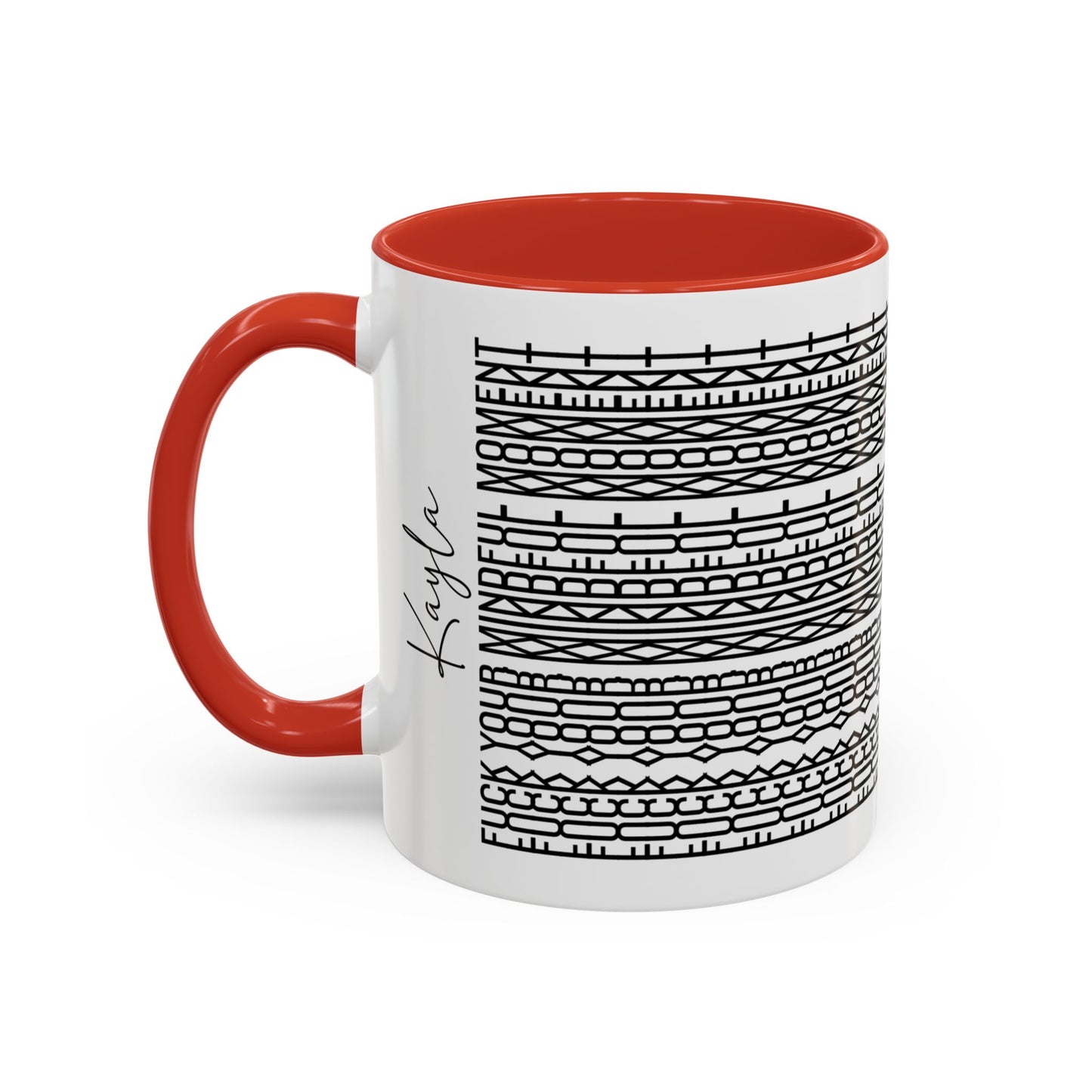 F**k Your Mindful Moment – Hidden Message Mug (Black Text)