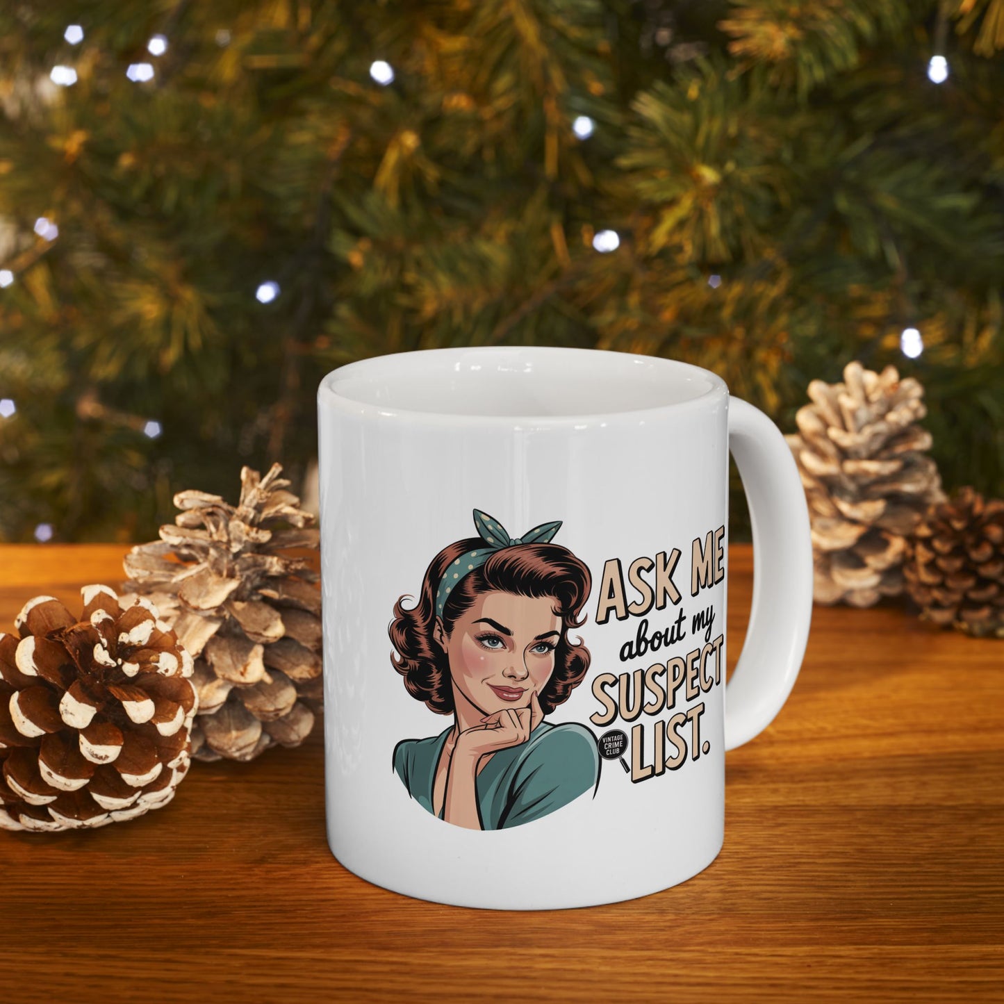 Vintage Crime Club Ceramic Mug