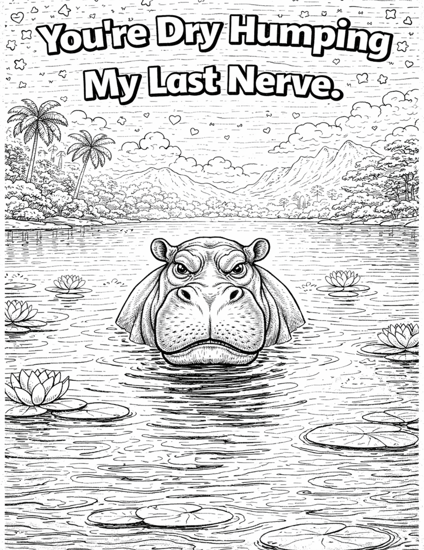 Sarcastic Adult Animal Coloring Pages - Volume 4
