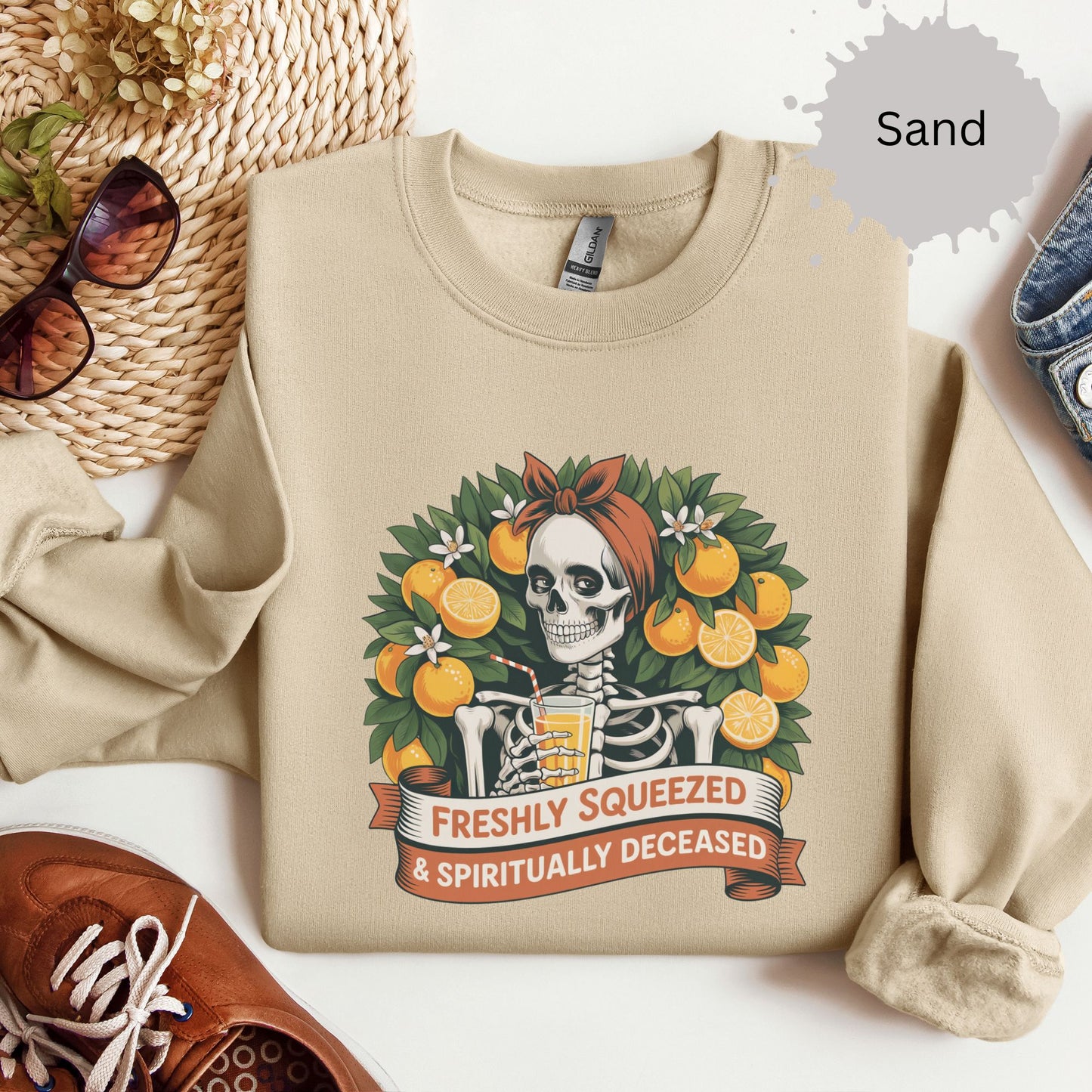 Dead Girl Detox Club Crewneck Sweatshirt