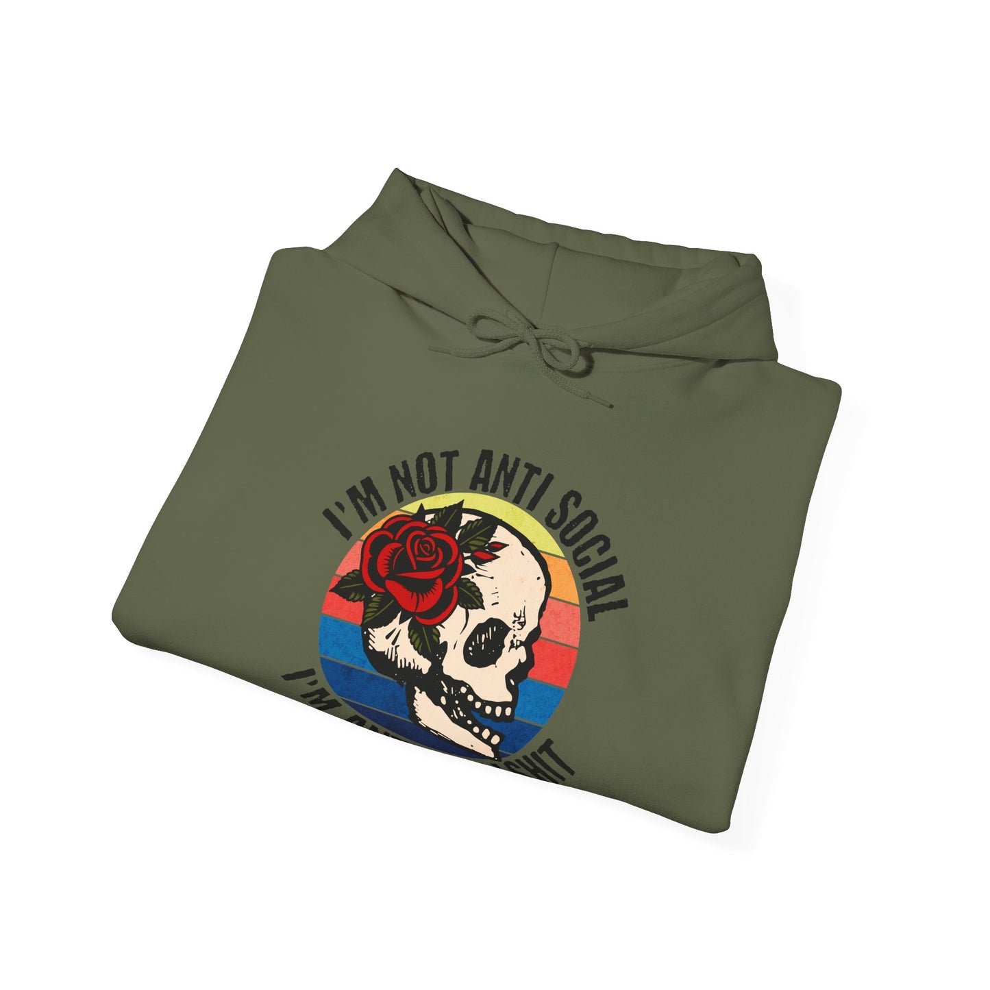 Anti bullshit Hooded Sweatshirt