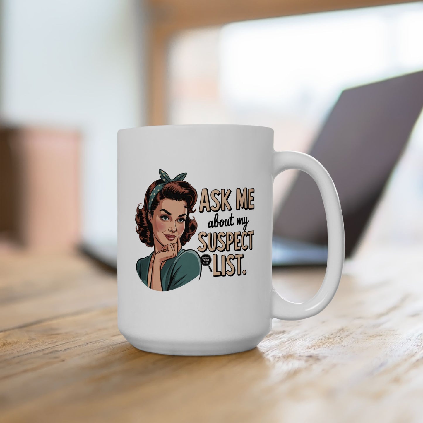 Vintage Crime Club Ceramic Mug