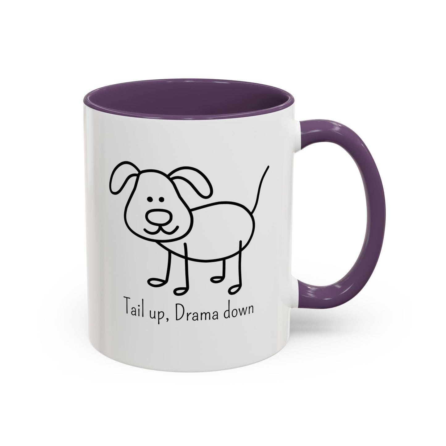 Tails Up Accent Mug