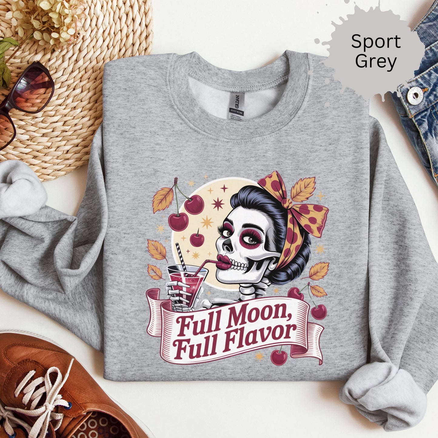 Drink the Moonlight Crewneck Sweatshirt