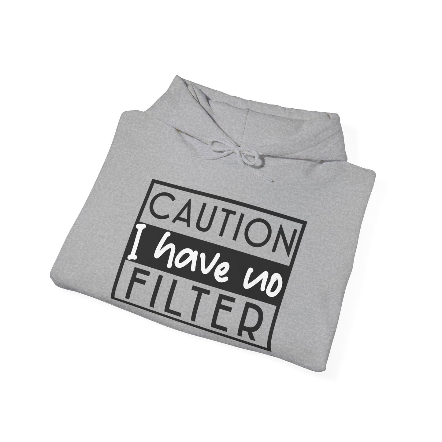 I Have No Filter Hooded Sweatshirt