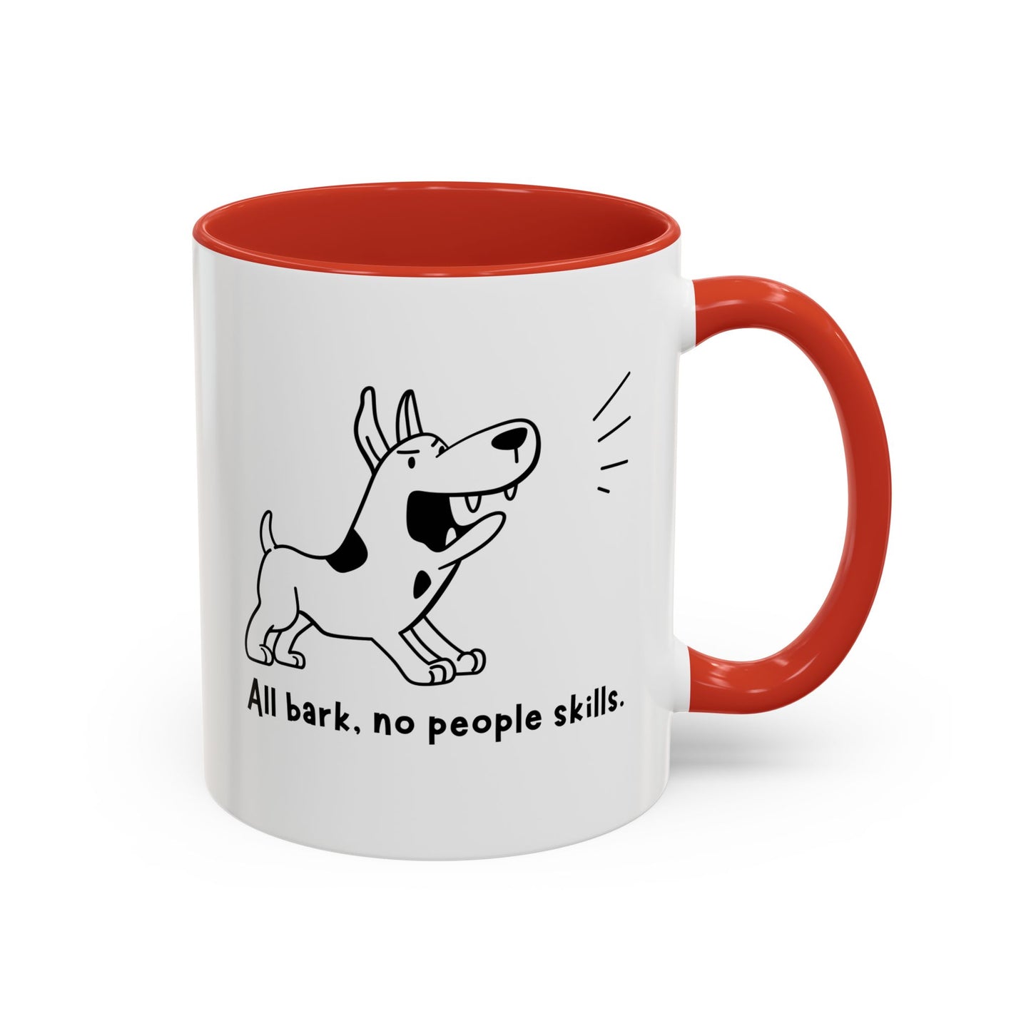 Socially Ruff Accent Mug