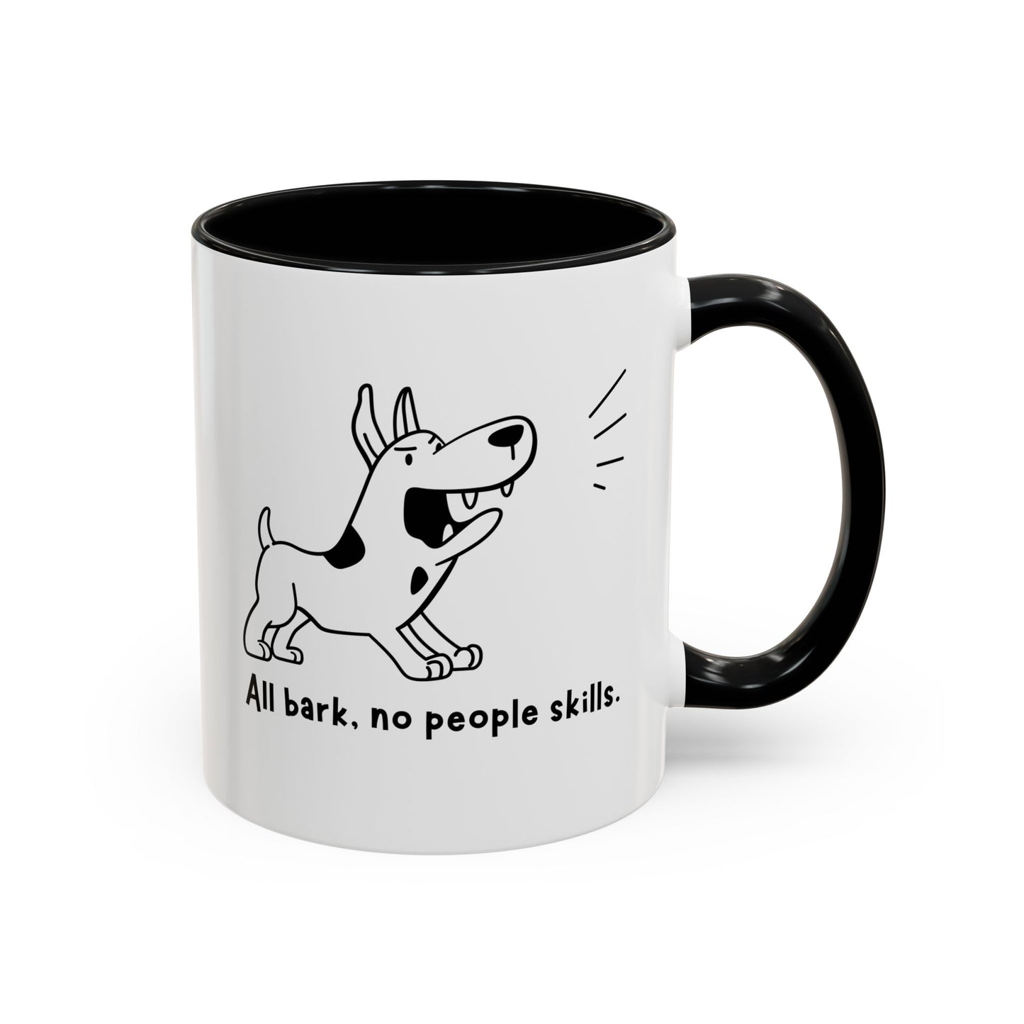 Socially Ruff Accent Mug