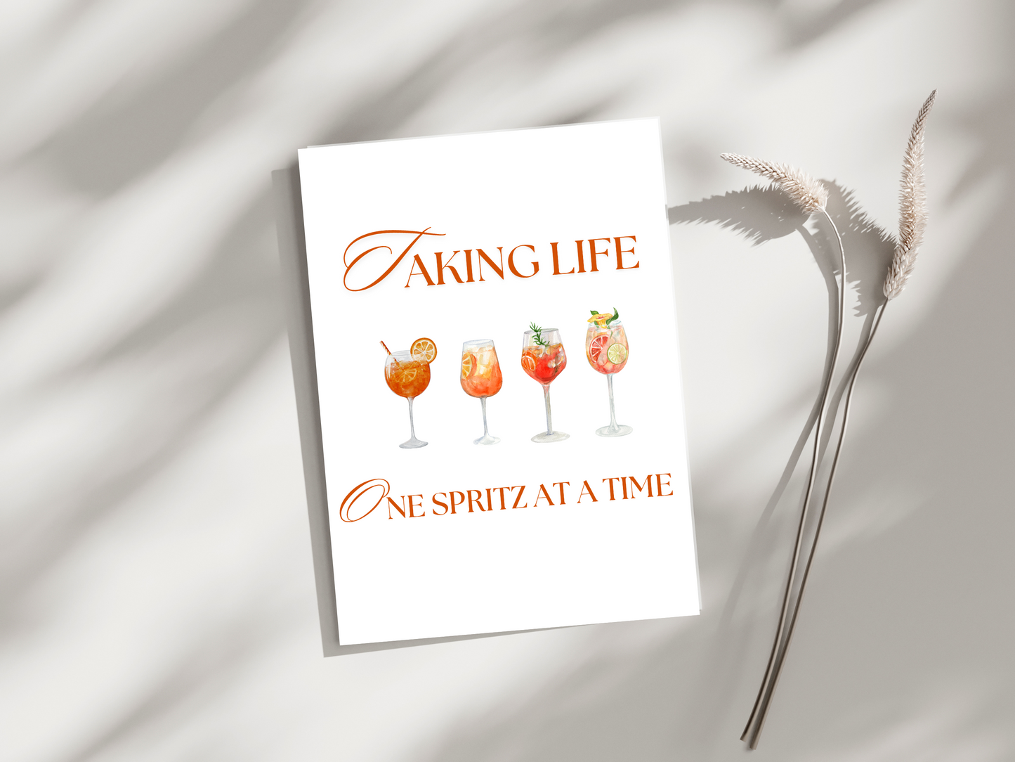 Taking Life One Spritz at a Time, Digital Download