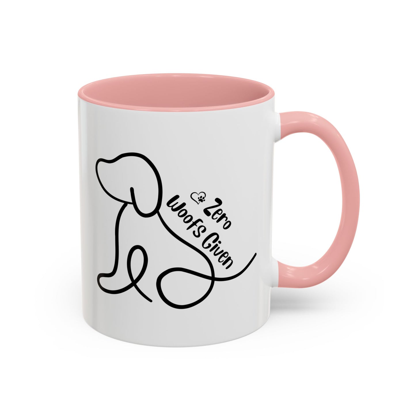 No Woofs Accent Mug