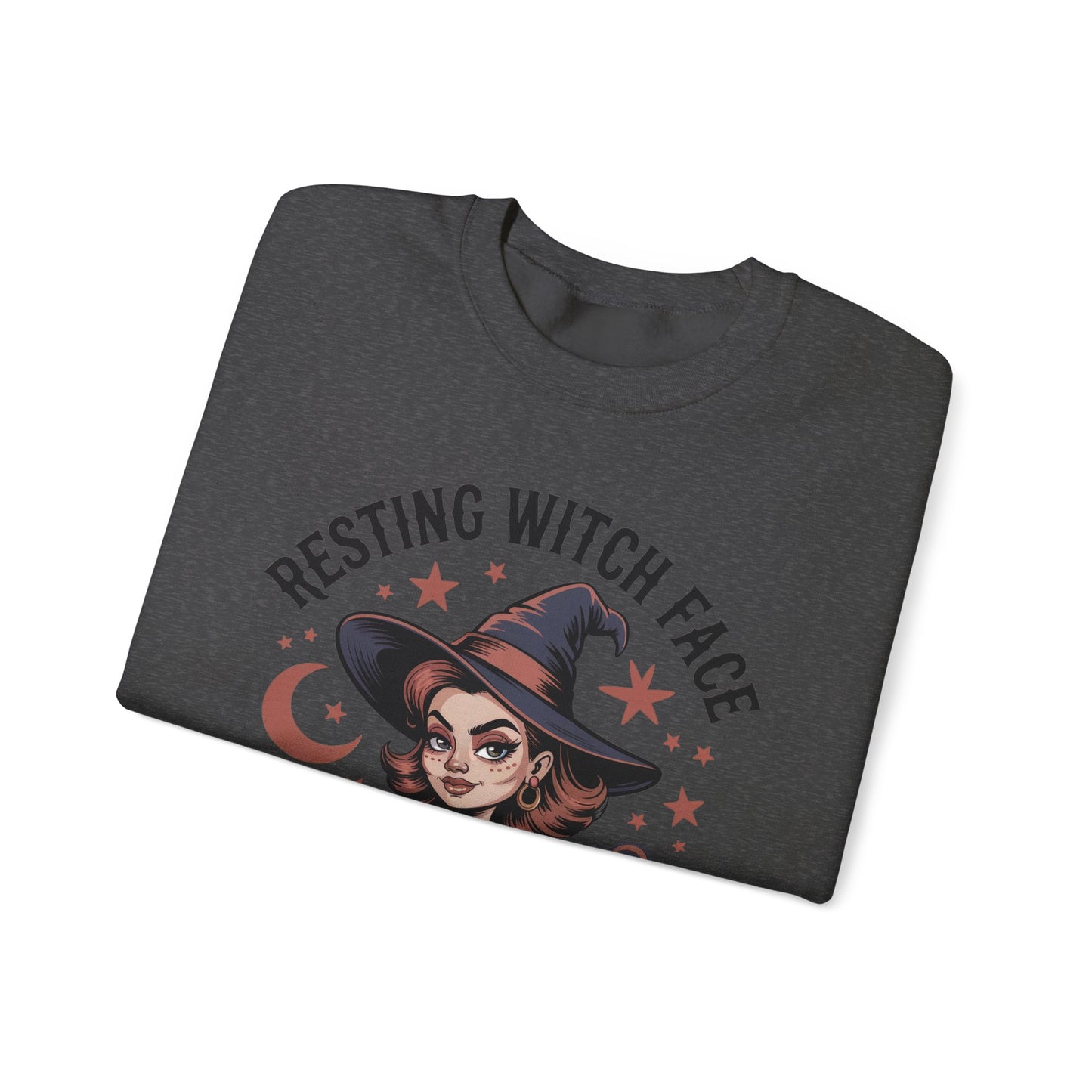Resting Witch Face Crewneck Sweatshirt