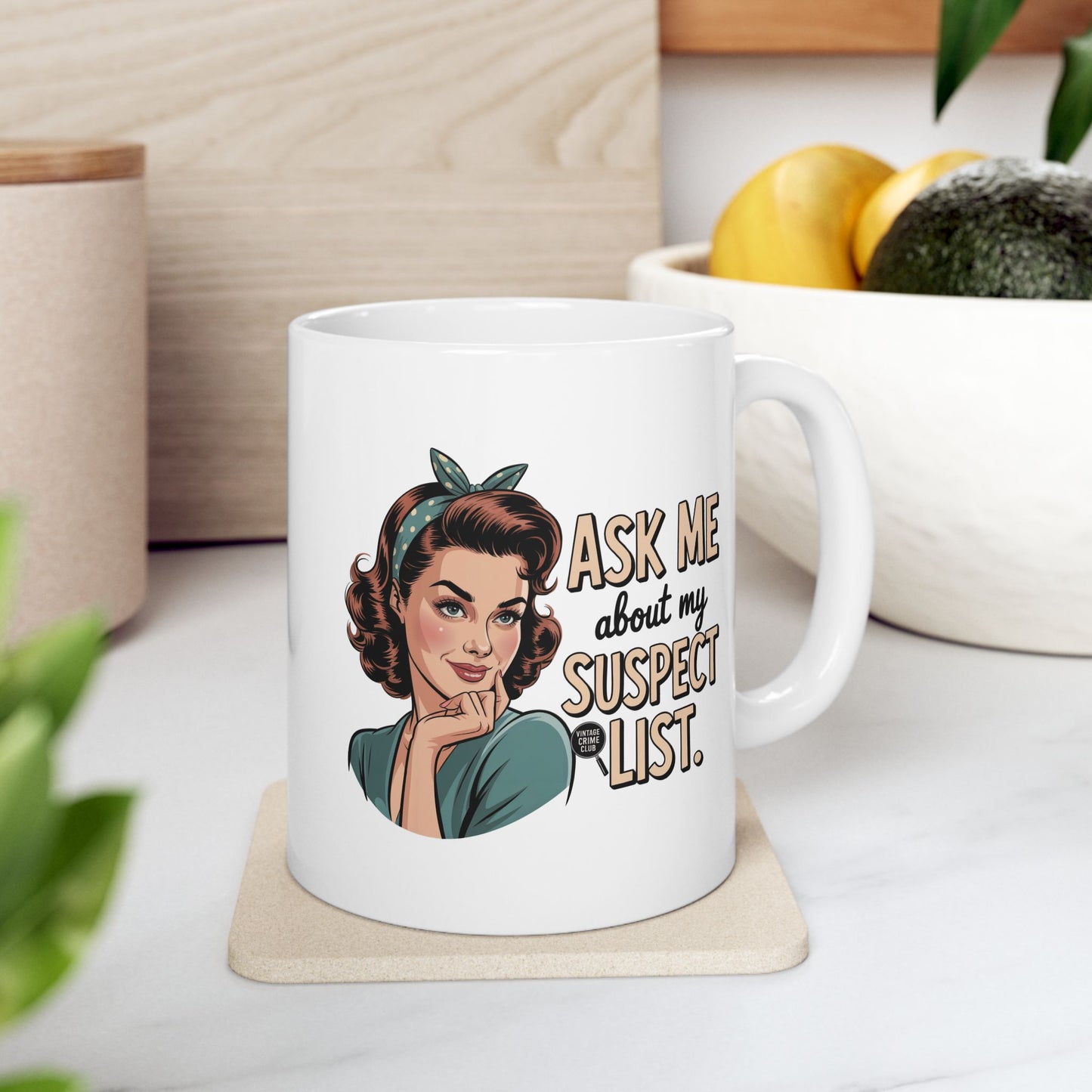 Vintage Crime Club Ceramic Mug