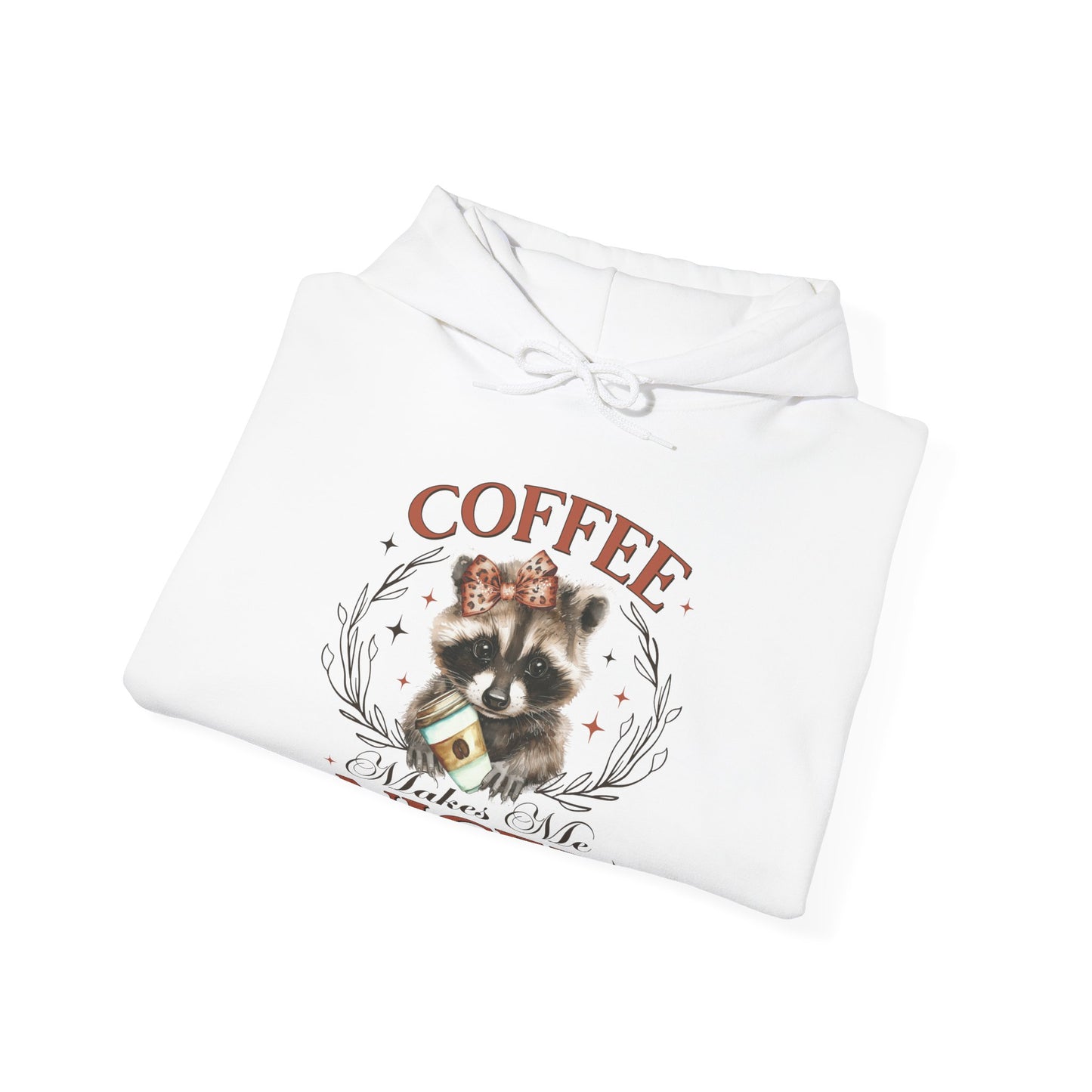Coffee Makes Me Nicer Hooded Sweatshirt