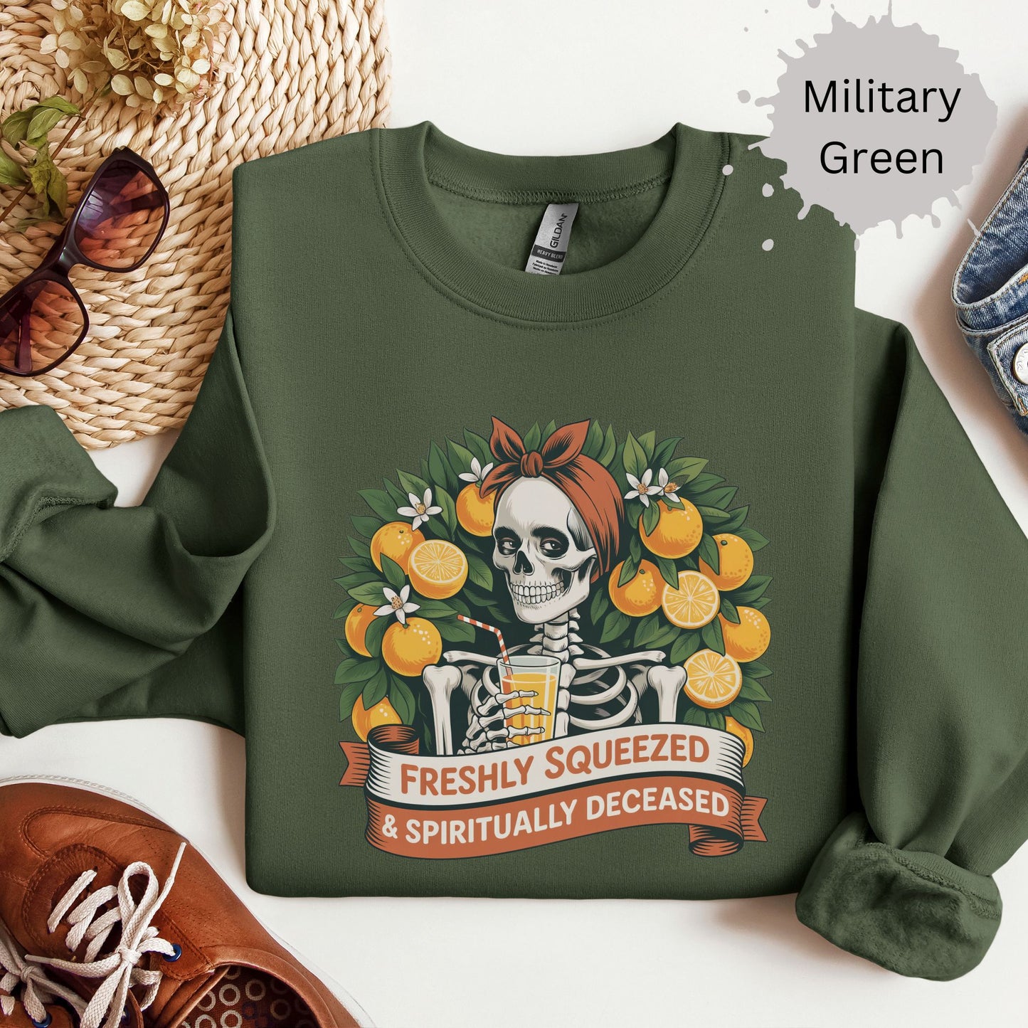Dead Girl Detox Club Crewneck Sweatshirt