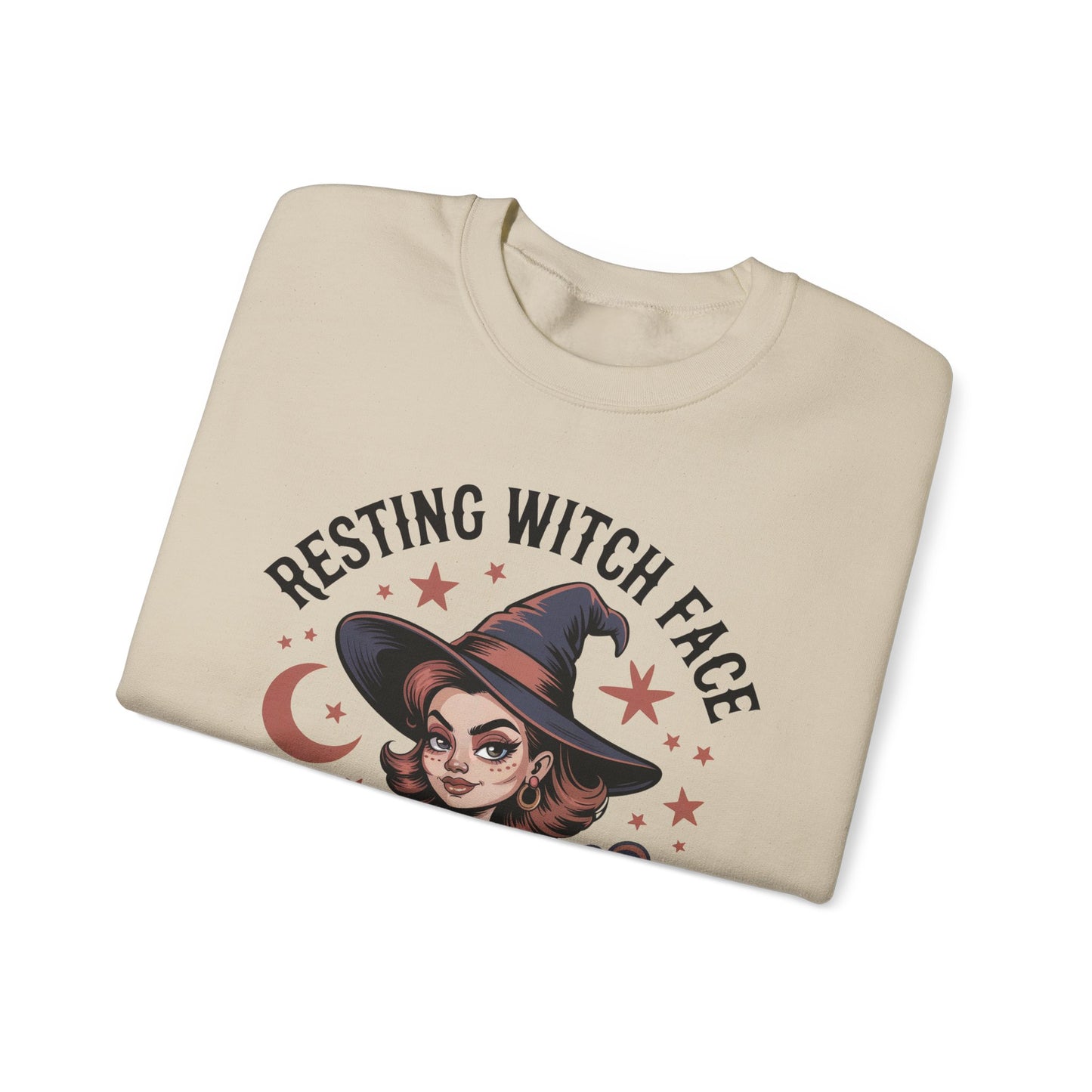 Resting Witch Face Crewneck Sweatshirt