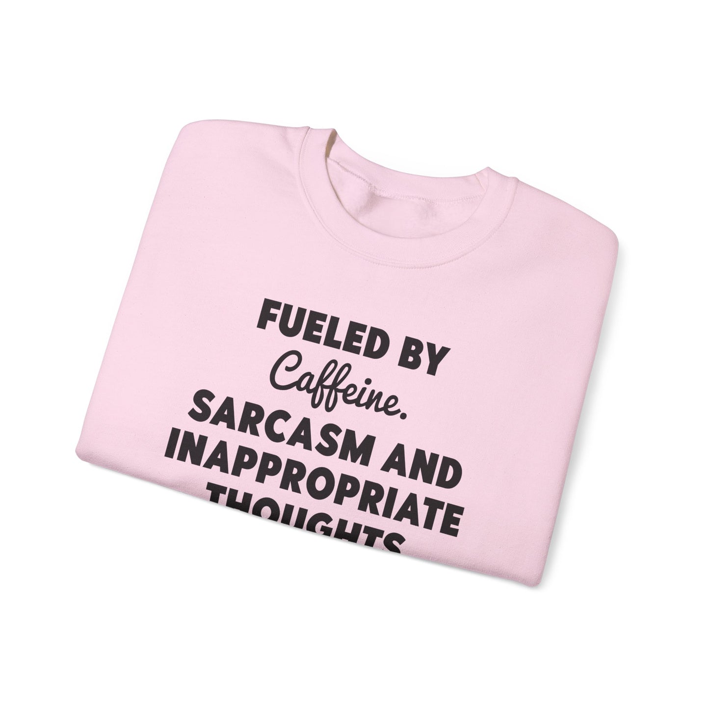 Powered by Coffee and Chaos Crewneck Sweatshirt
