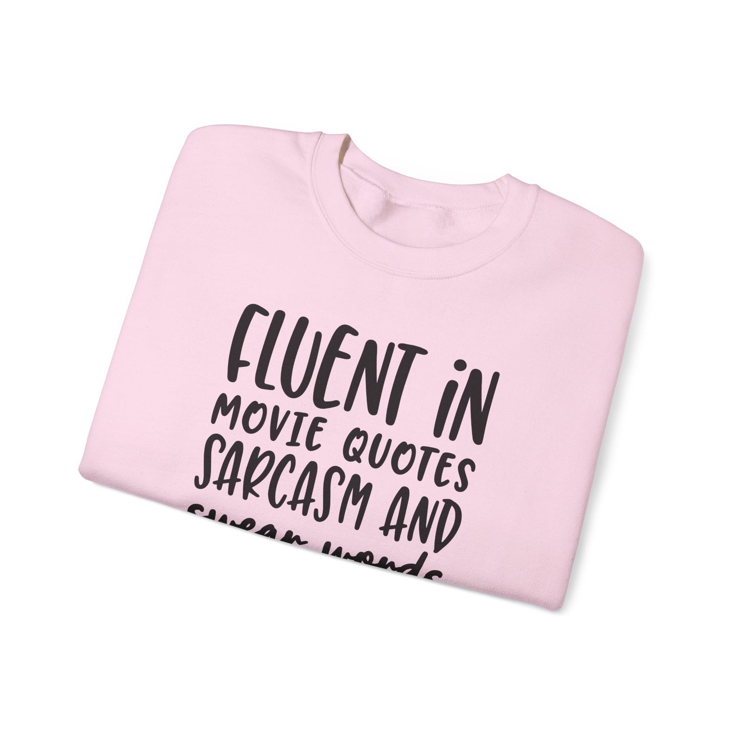 Just Here For The Quotes Crewneck Sweatshirt