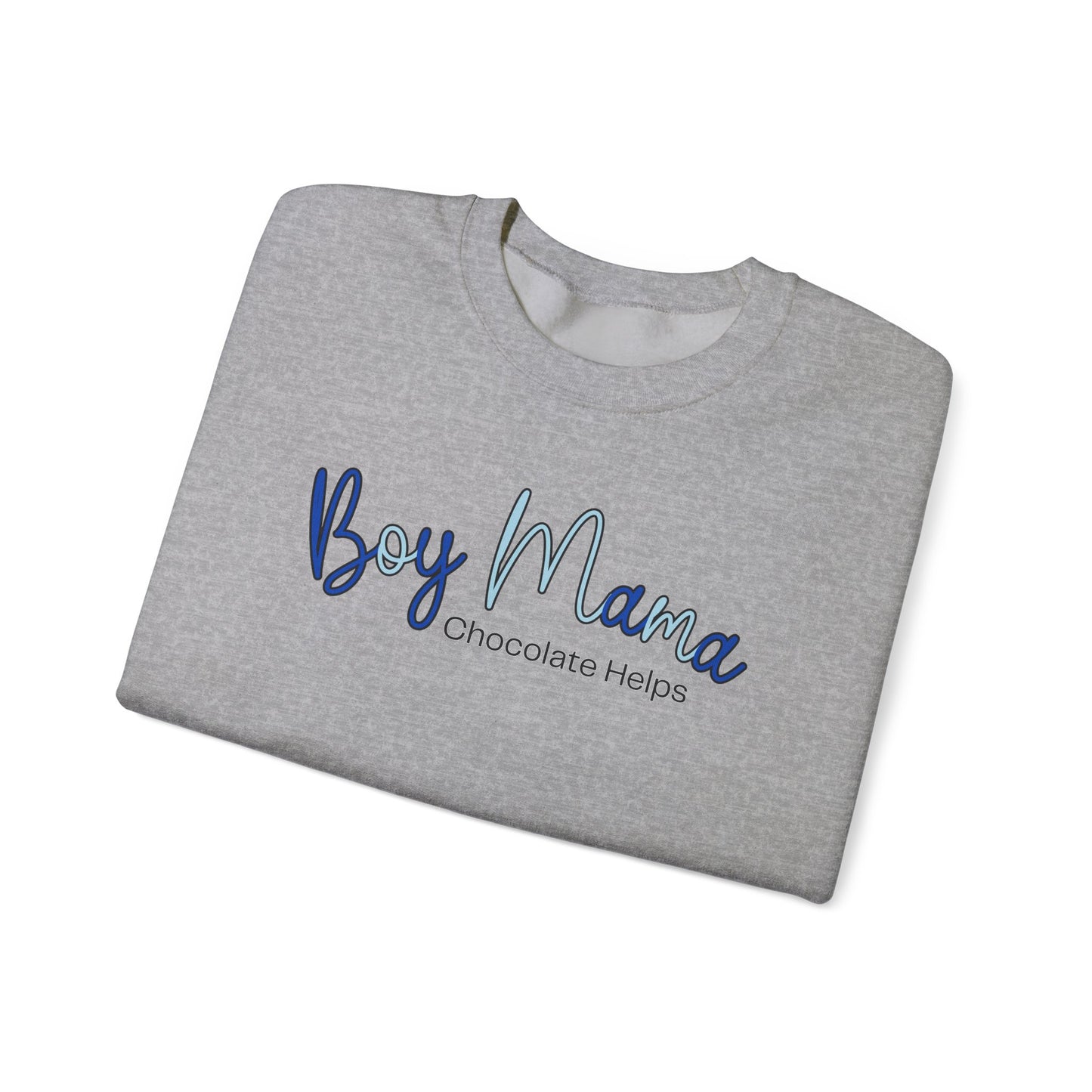 Boy Mama Chocolate Helps Sweatshirt