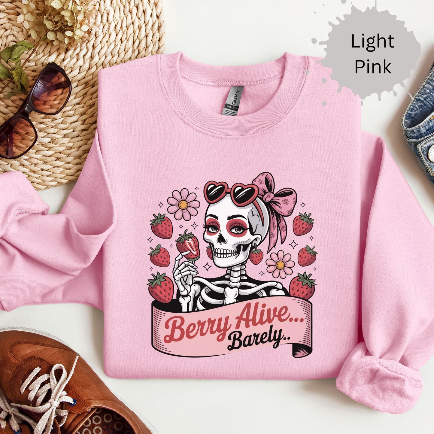 Berry Dead Inside Crewneck Sweatshirt
