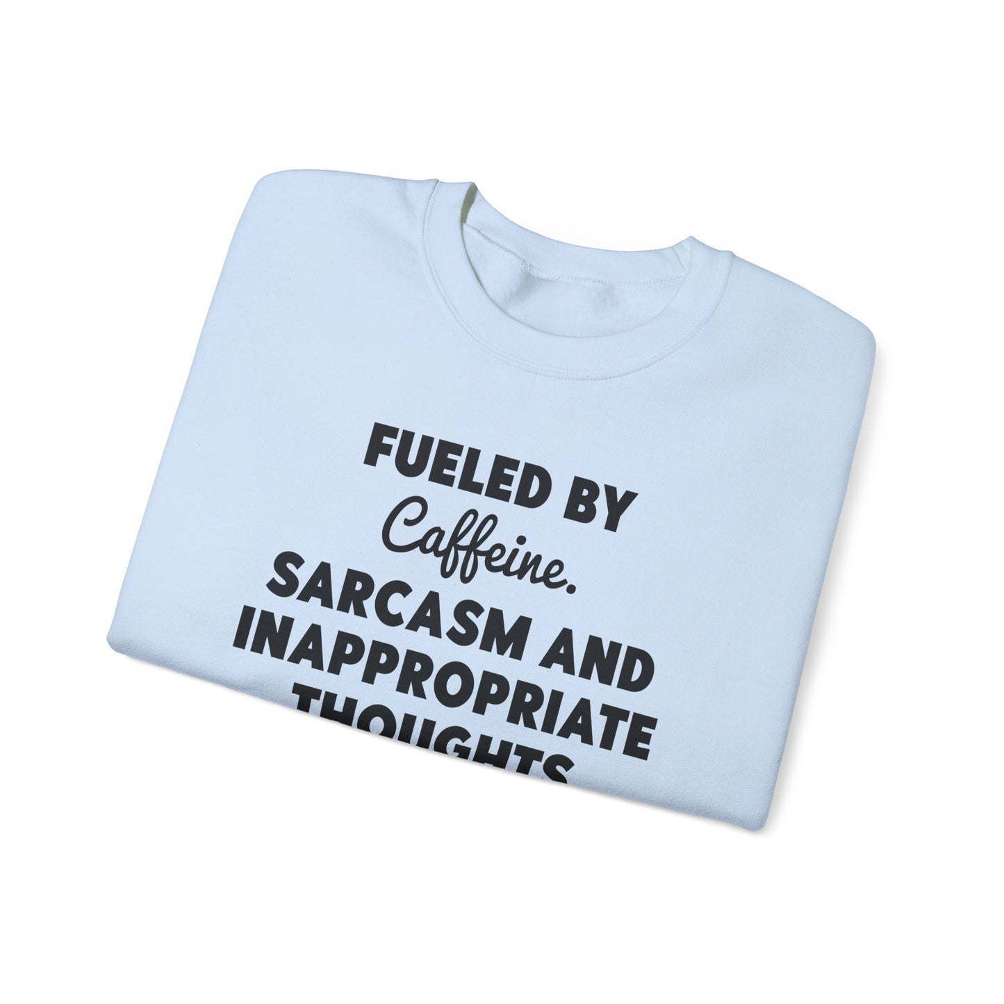 Powered by Coffee and Chaos Crewneck Sweatshirt
