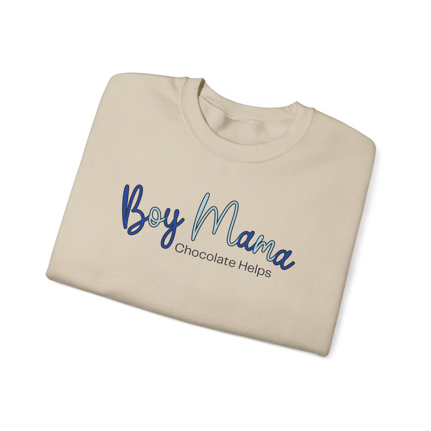 Boy Mama Chocolate Helps Sweatshirt