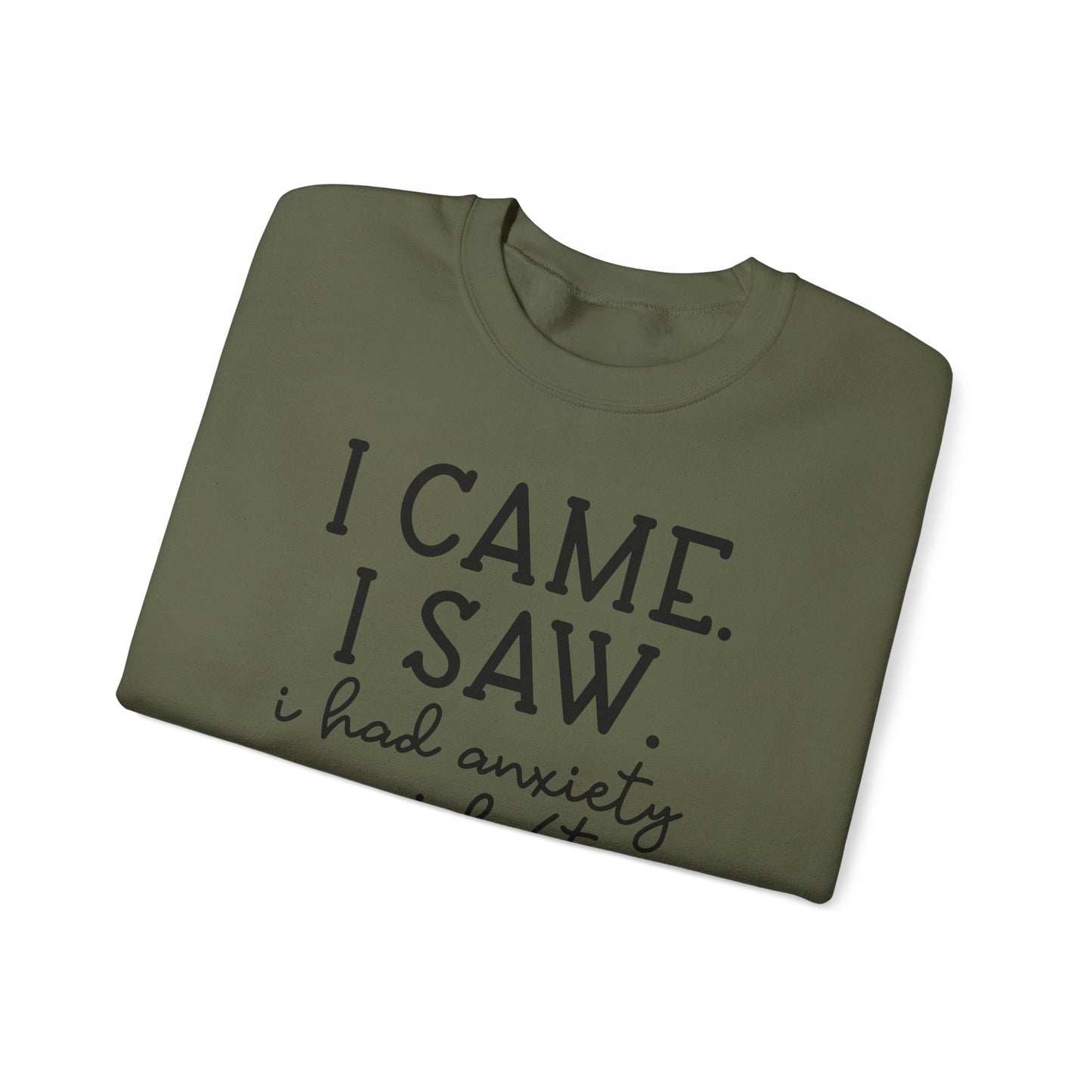 Social Anxiety Is Real Crewneck Sweatshirt