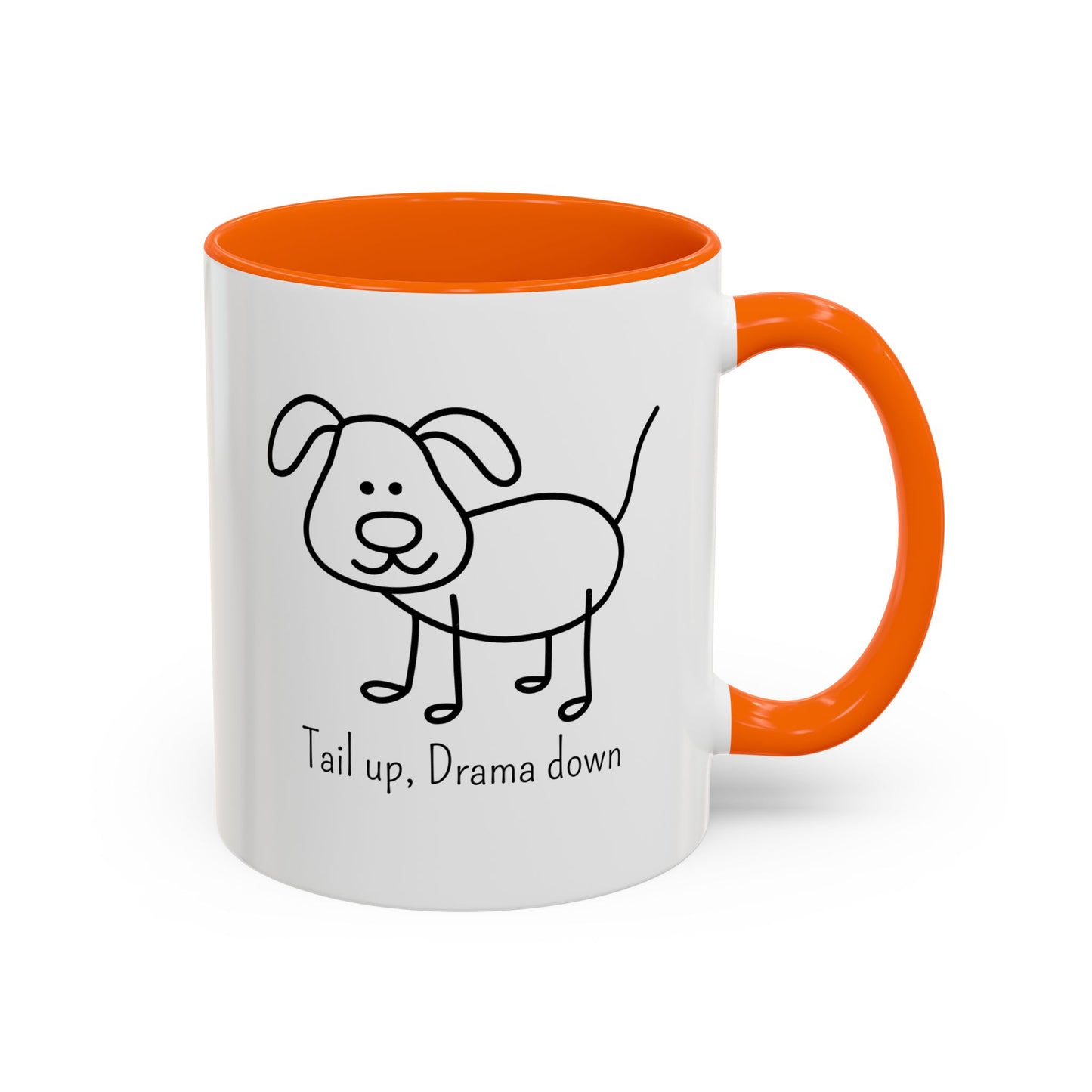 Tails Up Accent Mug