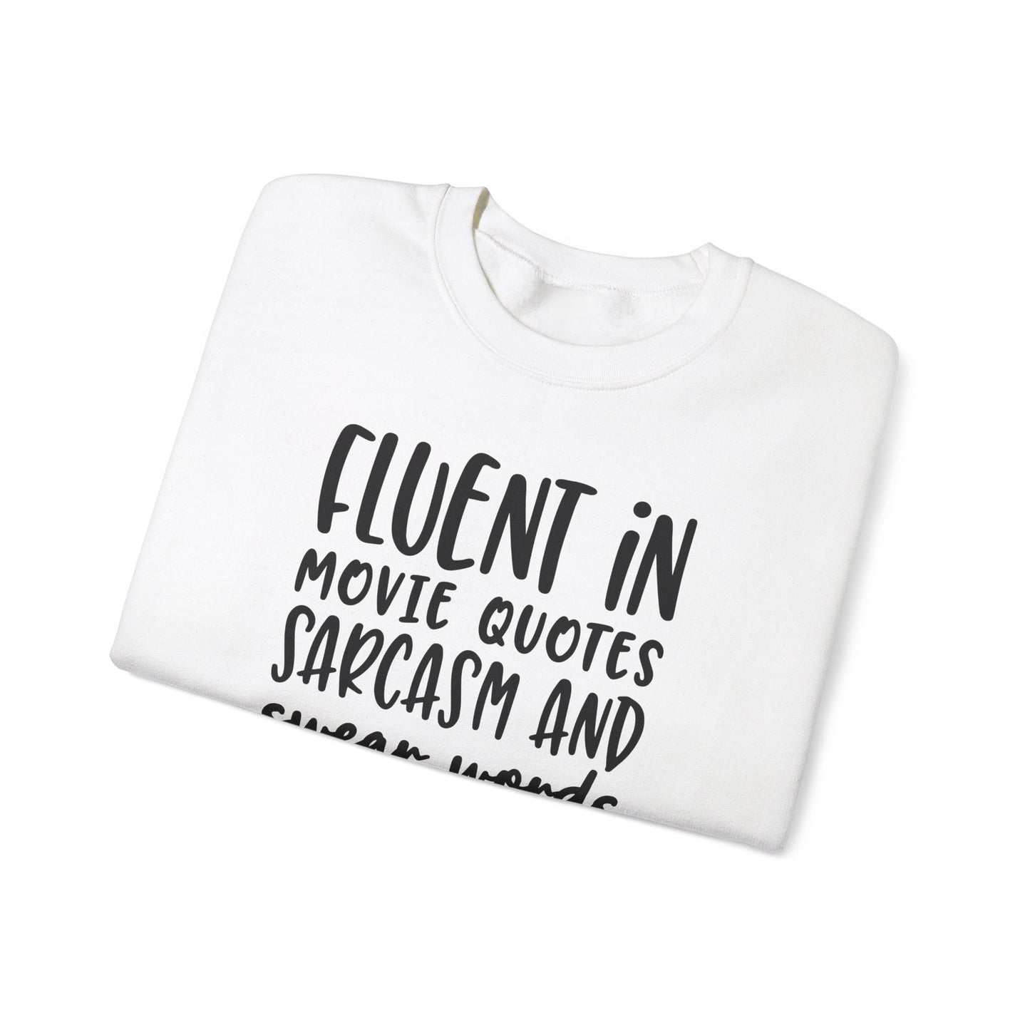 Just Here For The Quotes Crewneck Sweatshirt