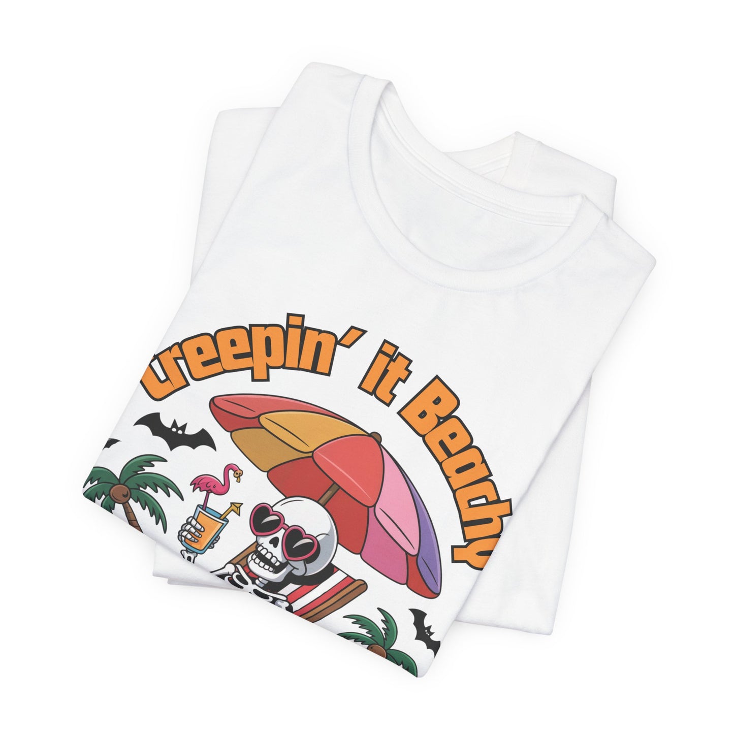 Beach Vibes Skeleton Shirt