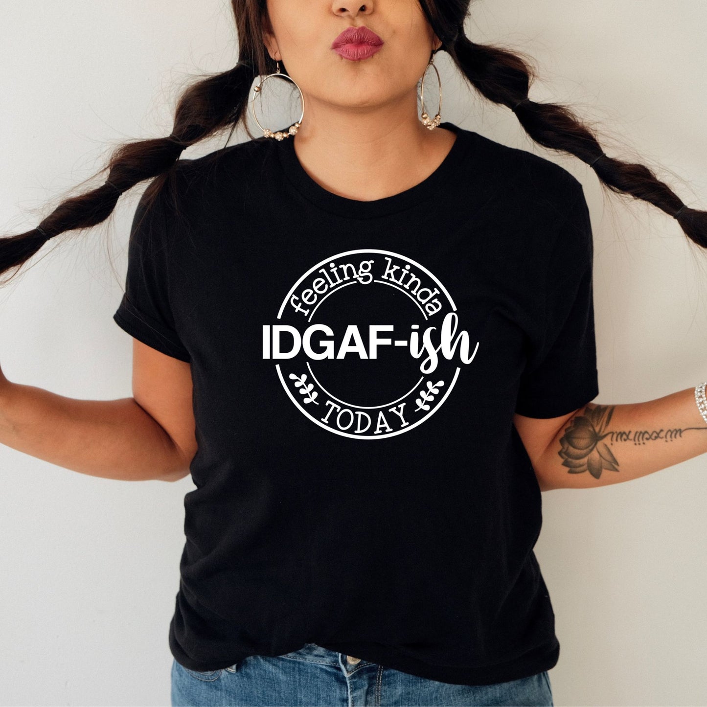 Casual Coolness: 'IDGAF-ish Today' Women's T-Shirt
