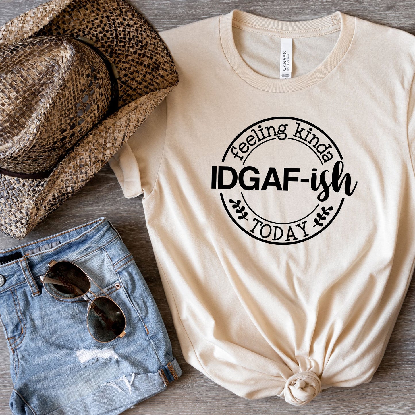Casual Coolness: 'IDGAF-ish Today' Women's T-Shirt