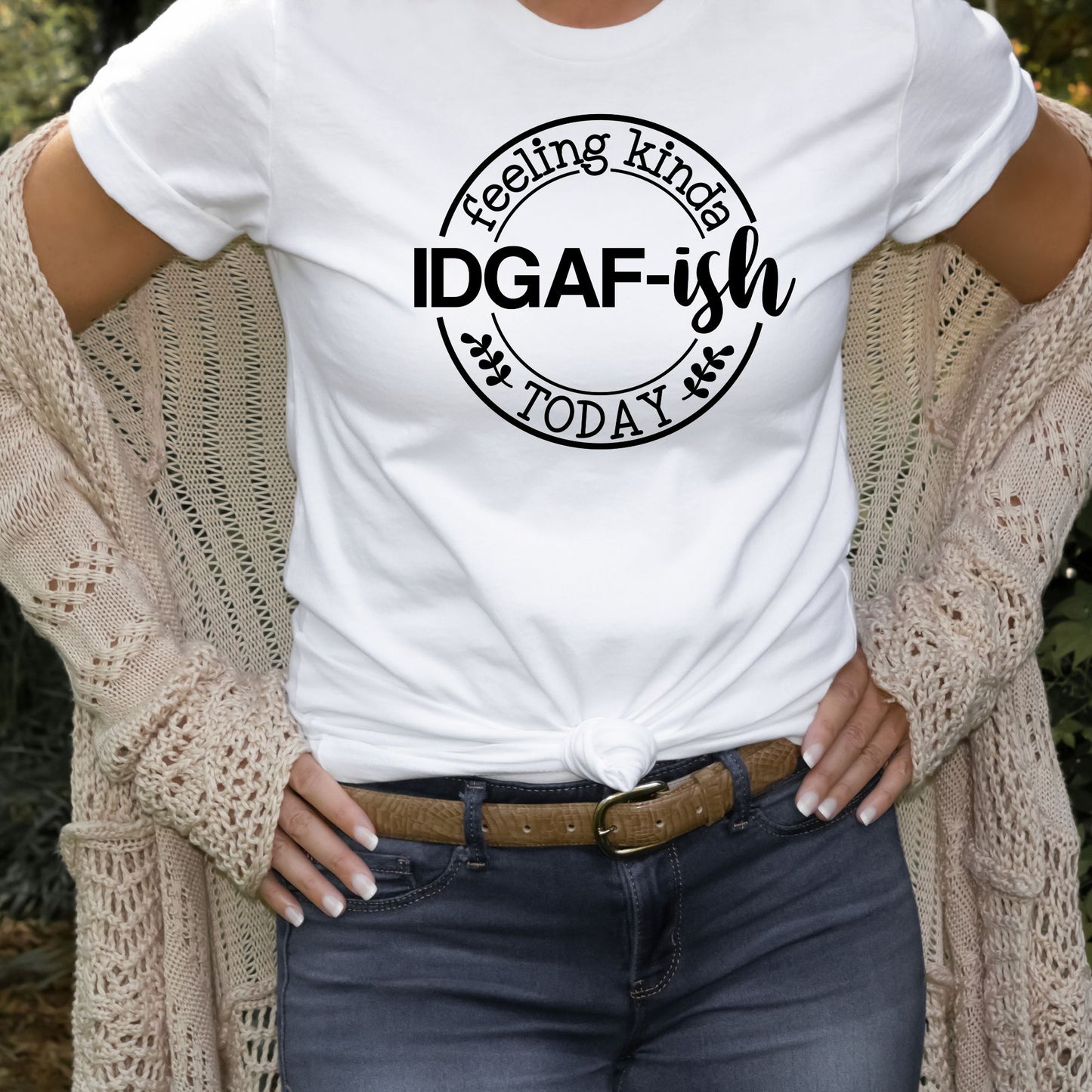 Casual Coolness: 'IDGAF-ish Today' Women's T-Shirt