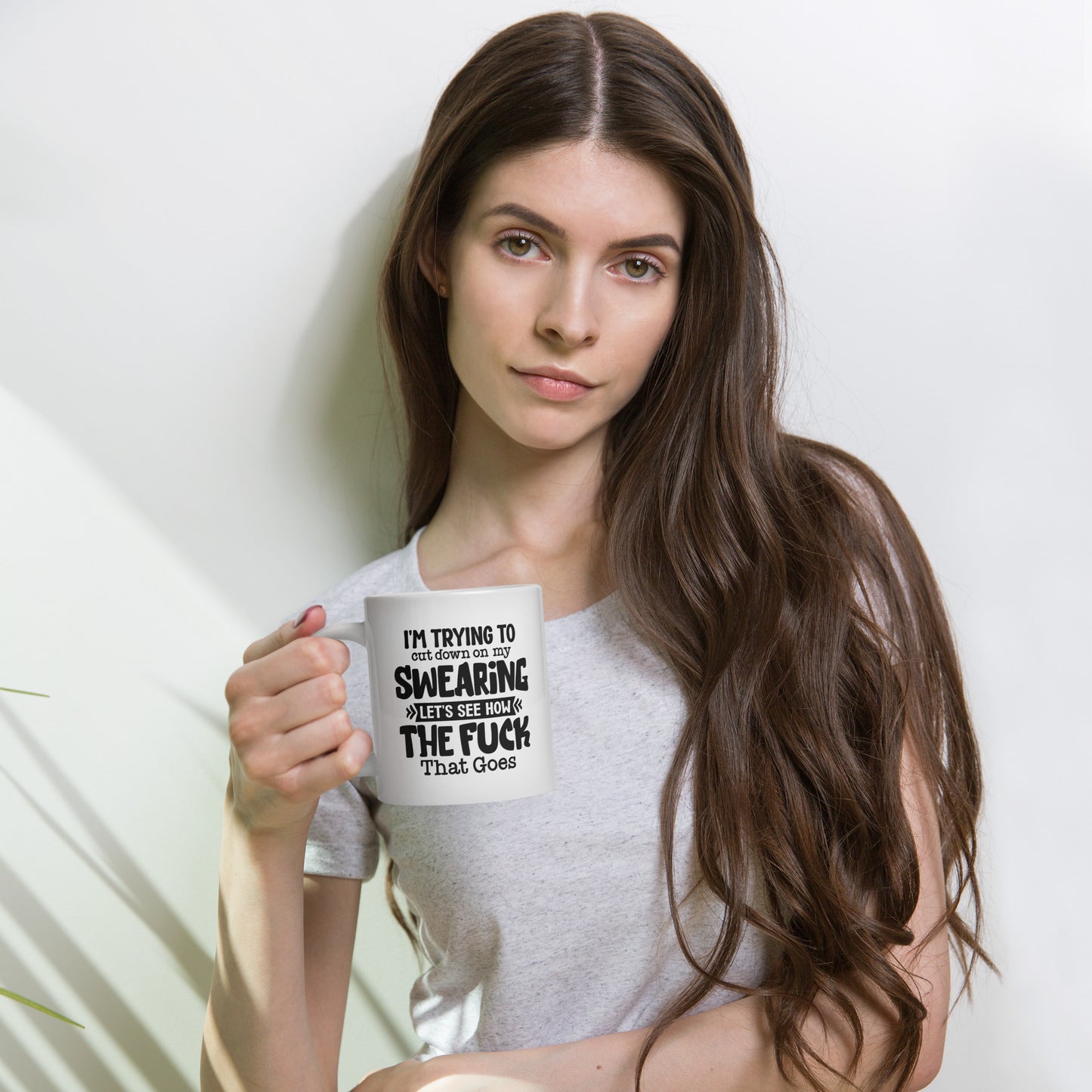 Cutting Down on Swearing Coffee Mug