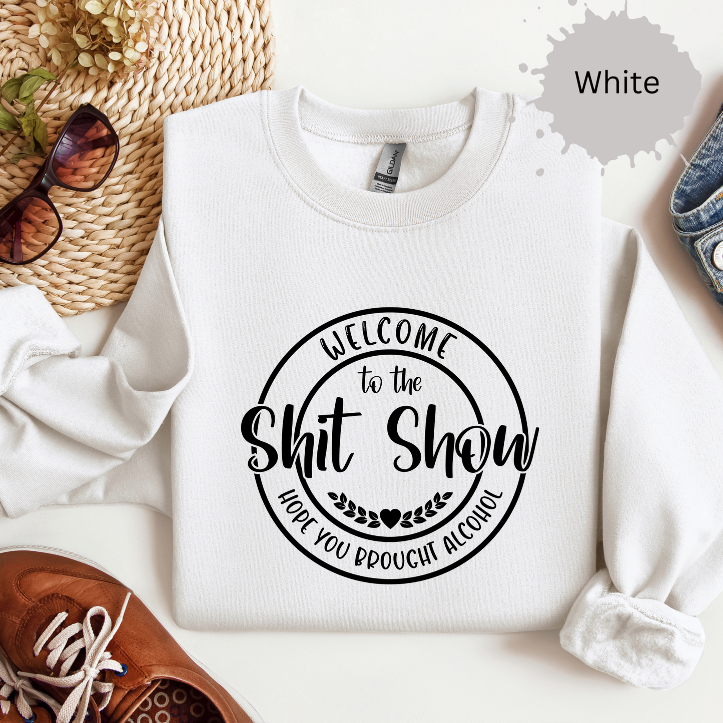 Shit Show Leader Crewneck Sweatshirt