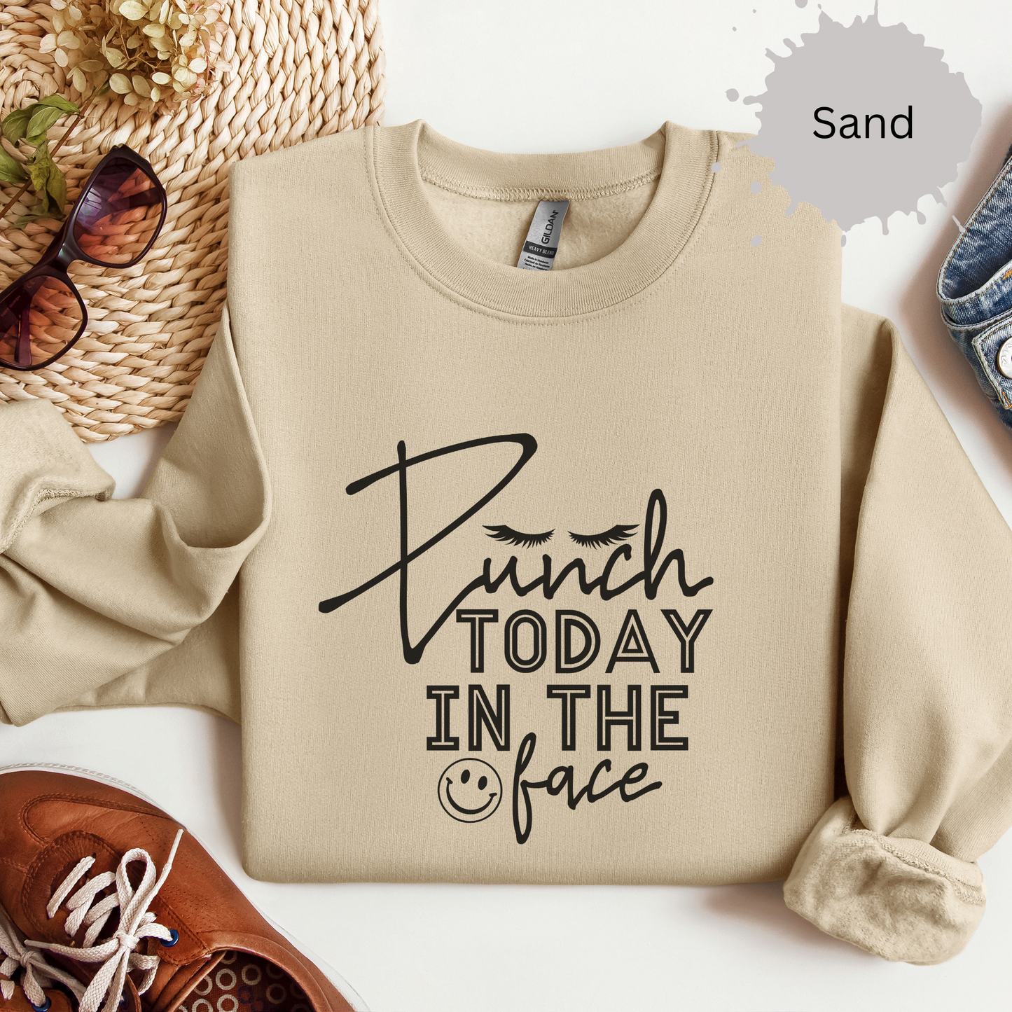 Aggressive is the Day Crewneck Sweatshirt