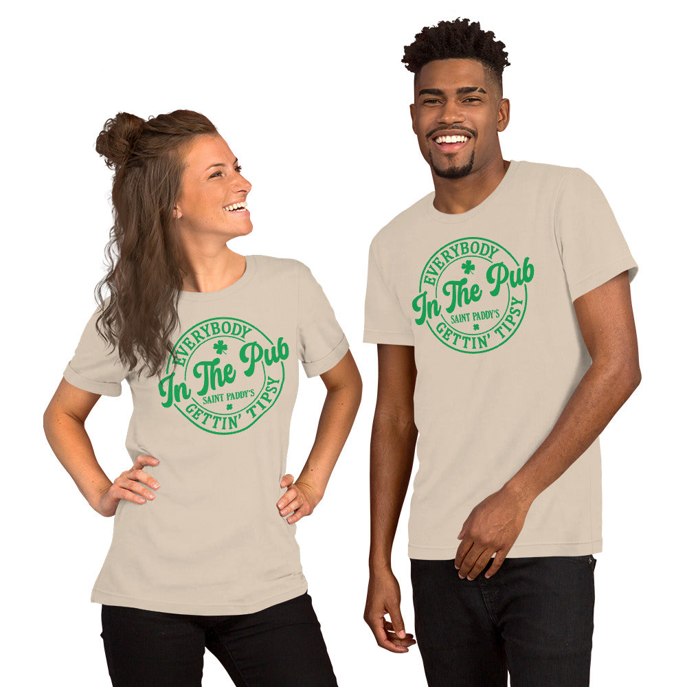 Everybody Getting Tipsy in the Pub on St. Paddy's Day Tee