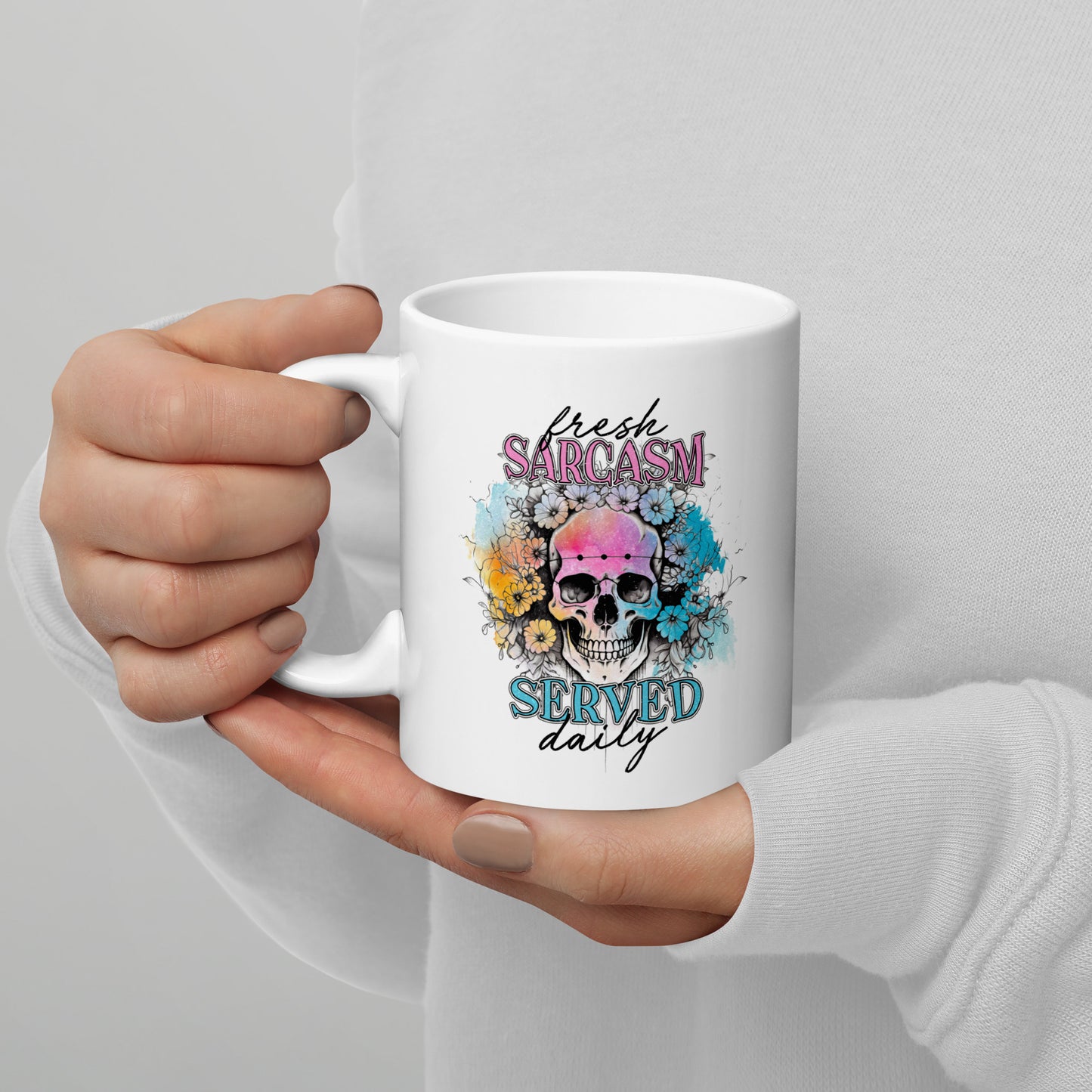 Sarcasm Served Daily Coffee Mug