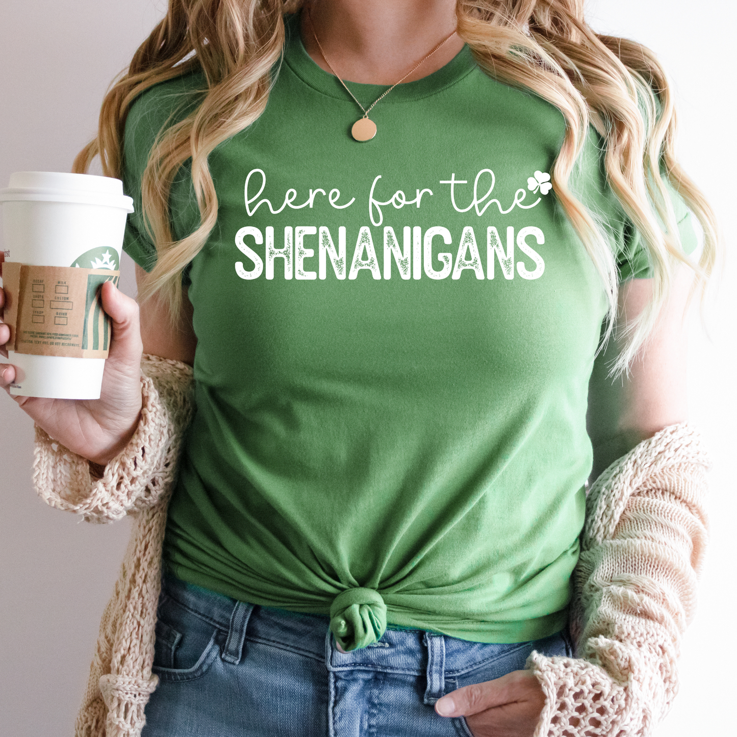 Here for the Shenanigans St Paddys Day TShirt