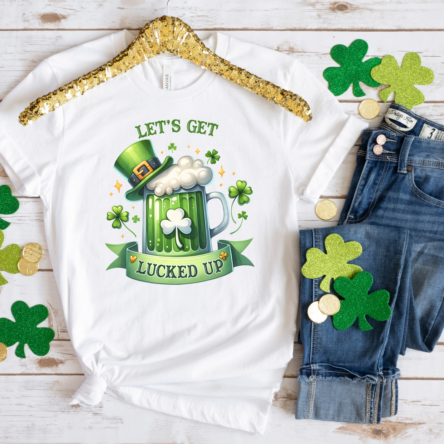 Let's Get Lucked Up St Patrick's Day TShirt