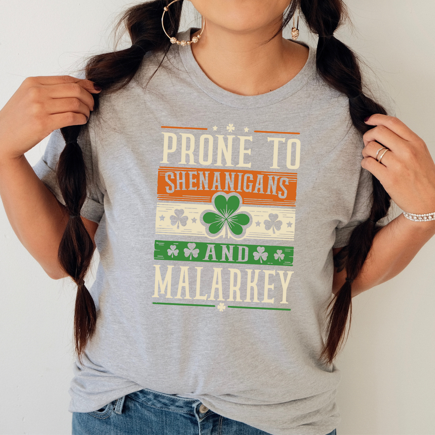 Prone to Shenanigans and Malarkey Unisex St Patrick's Day TShirt